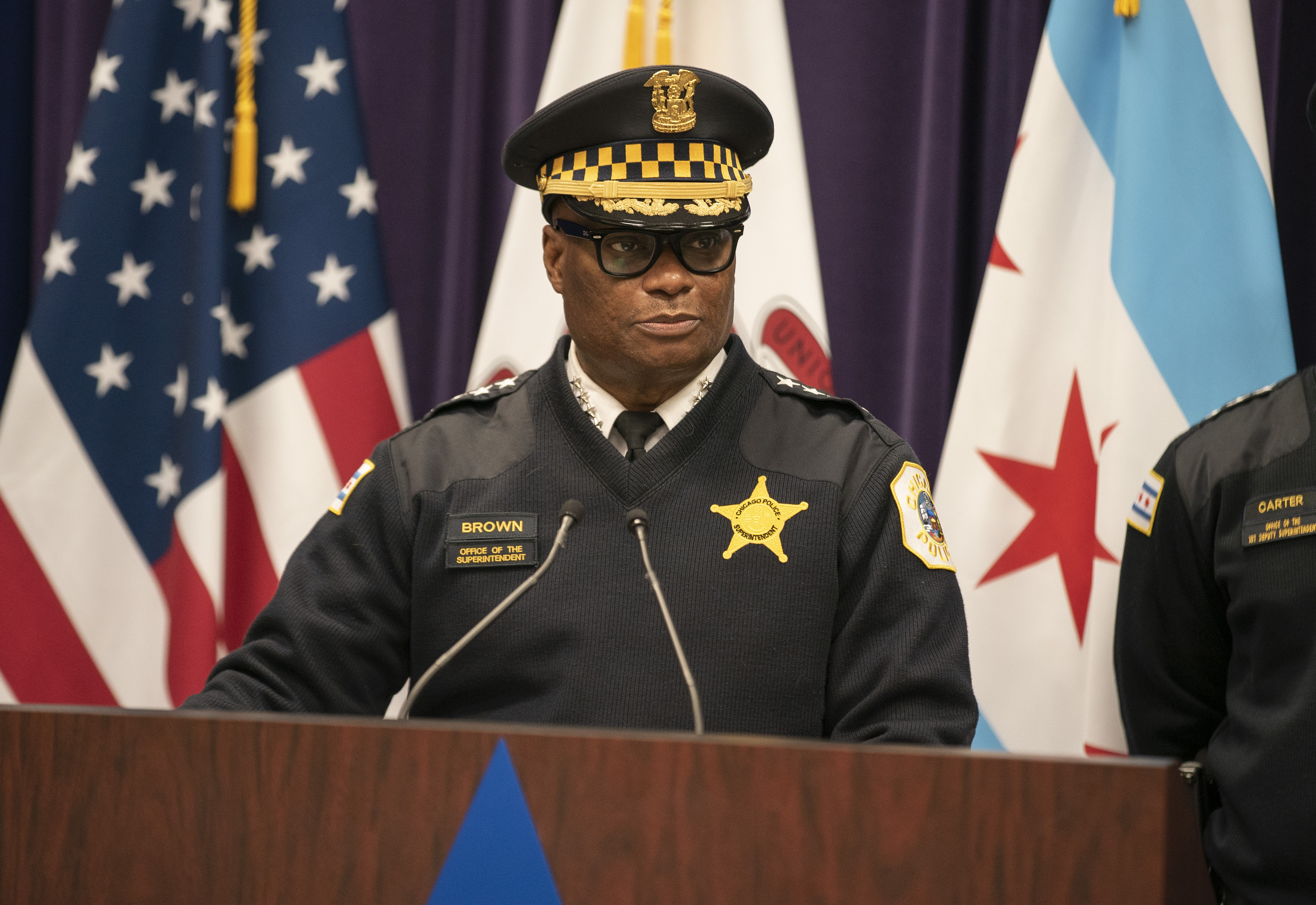Chicago Police Department Superintendent David Brown.