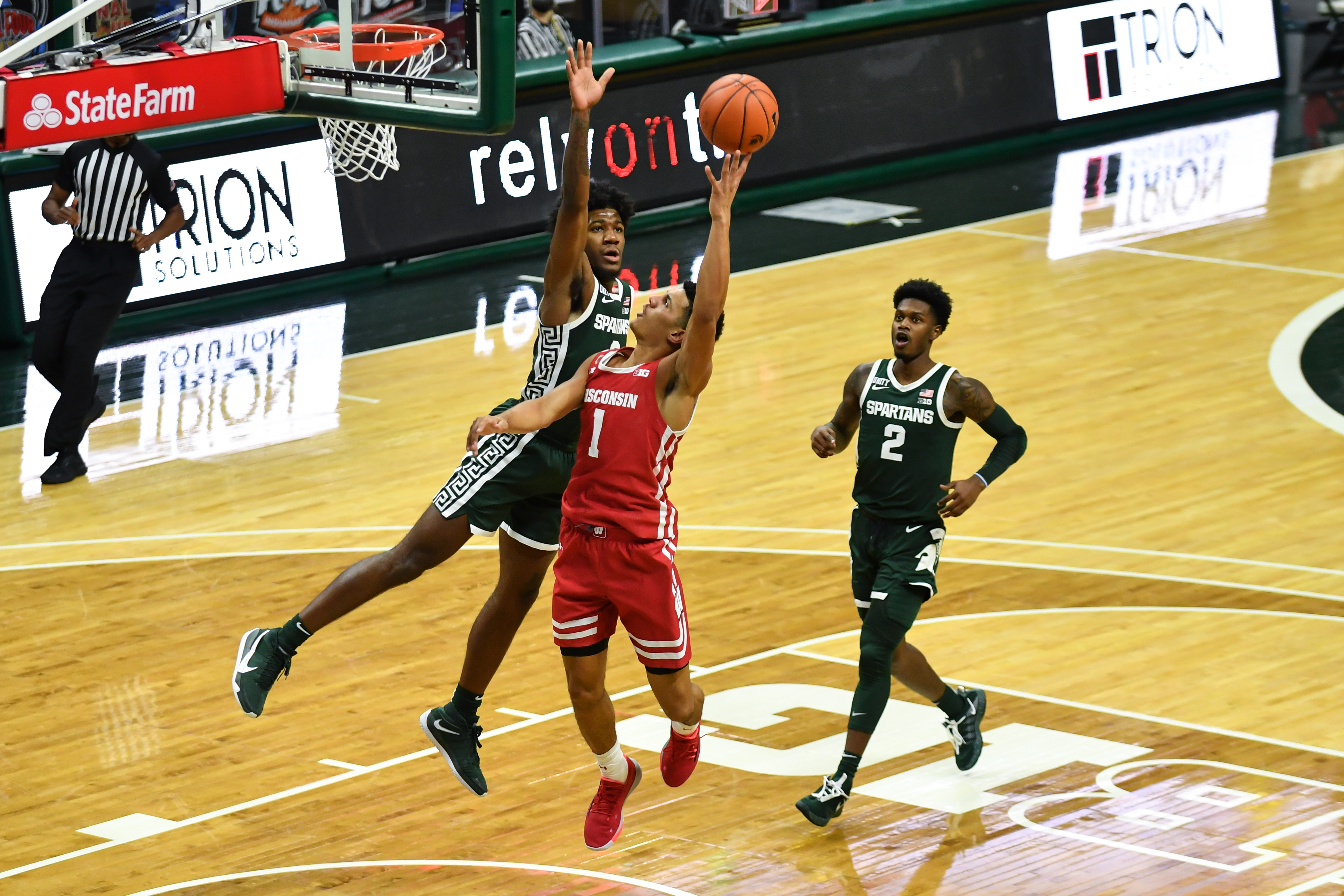 COLLEGE BASKETBALL: DEC 25 Wisconsin at Michigan State
