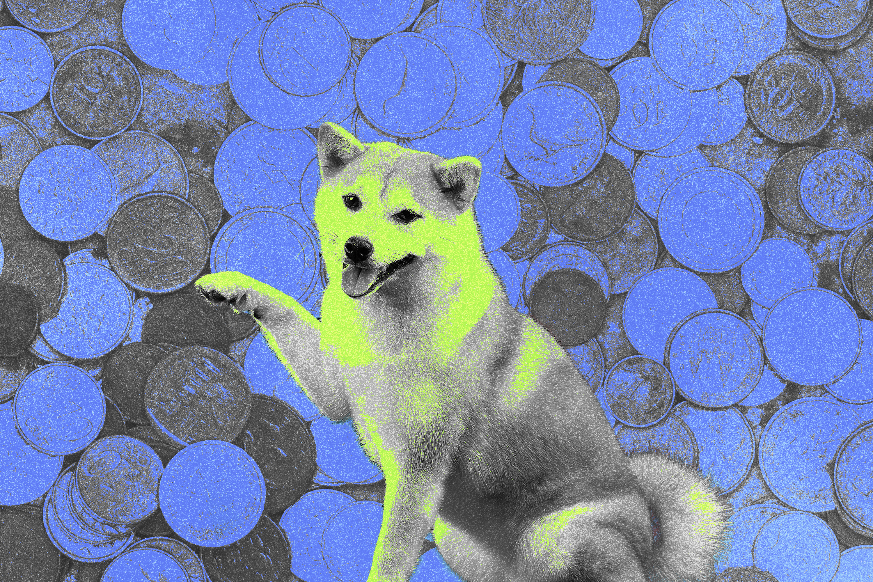 The Shiba Inu dog of Shib cryptocurrency.