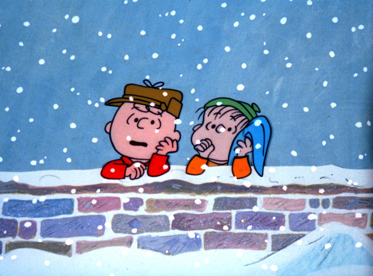 Charlie Brown and Linus from “A Charlie Brown Christmas.”