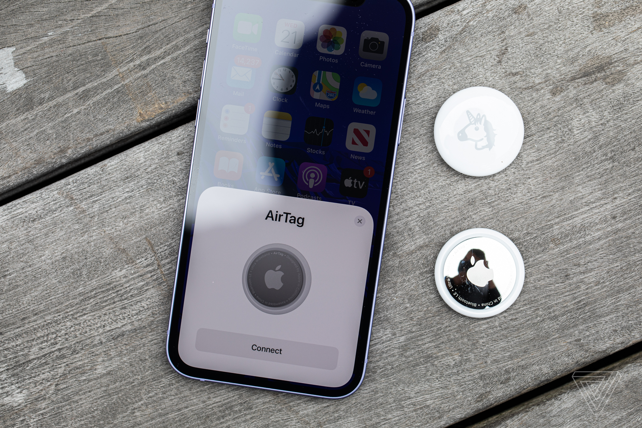 The pairing process for AirTags is just like pairing AirPods