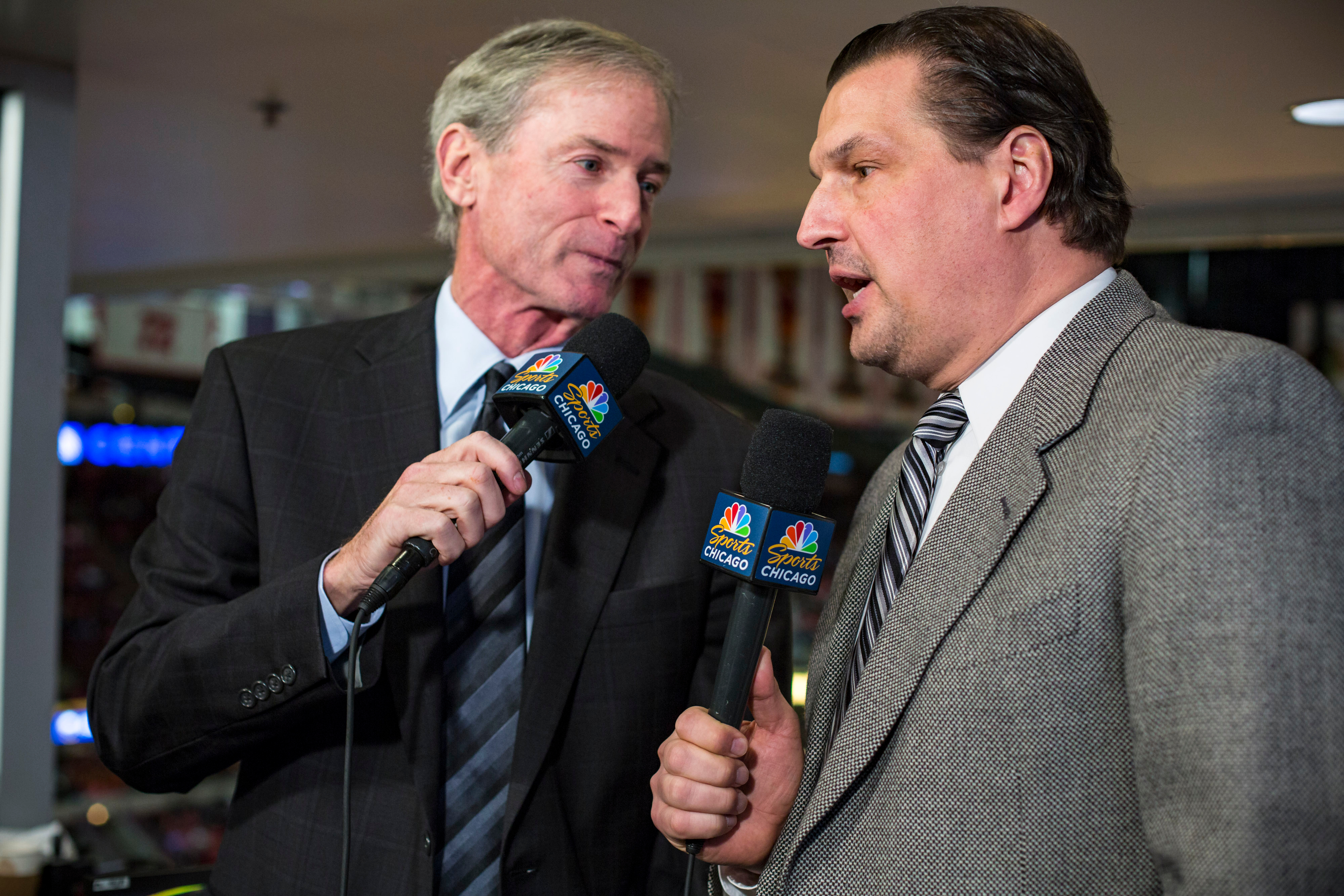 Pat Foley and Eddie Olczyk will call the Blackhawks game Friday against the Avalanche on NBC Sports Chicago.