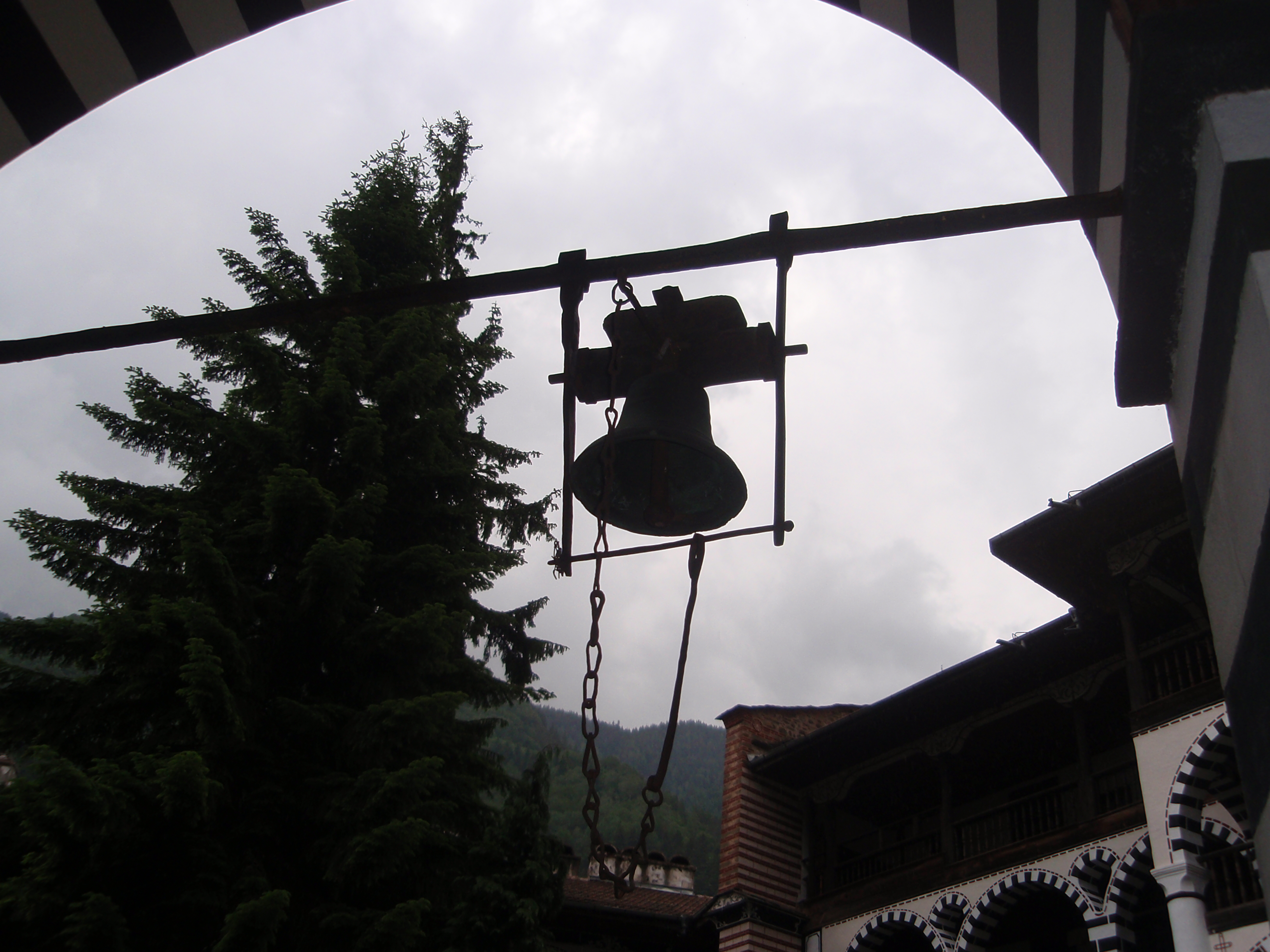 The yard bell at the Rila Monastery in Bulgaria.