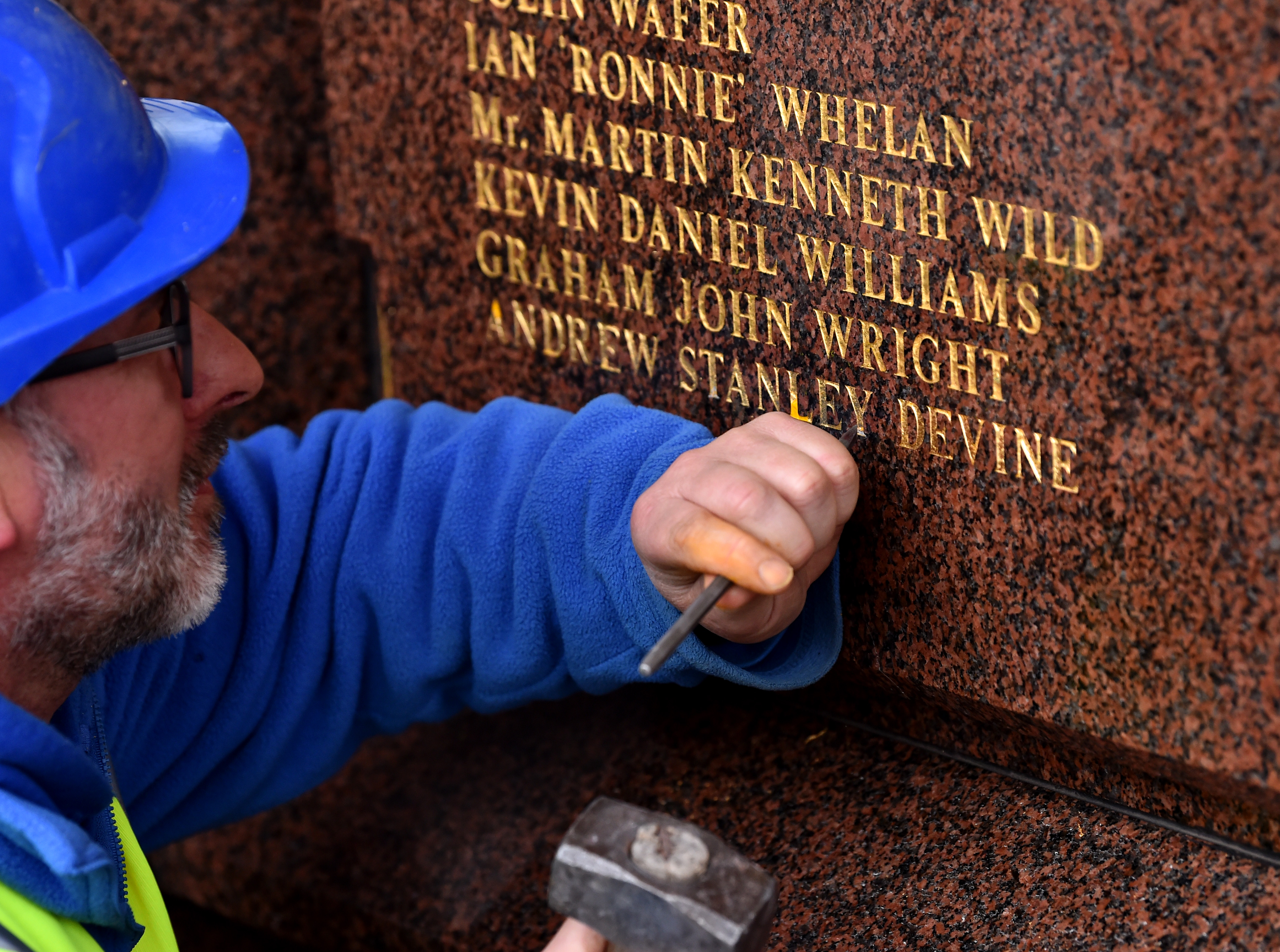 Liverpool Add the Name of the 97th Hillsborough Victim Andrew Devine to the Memorial