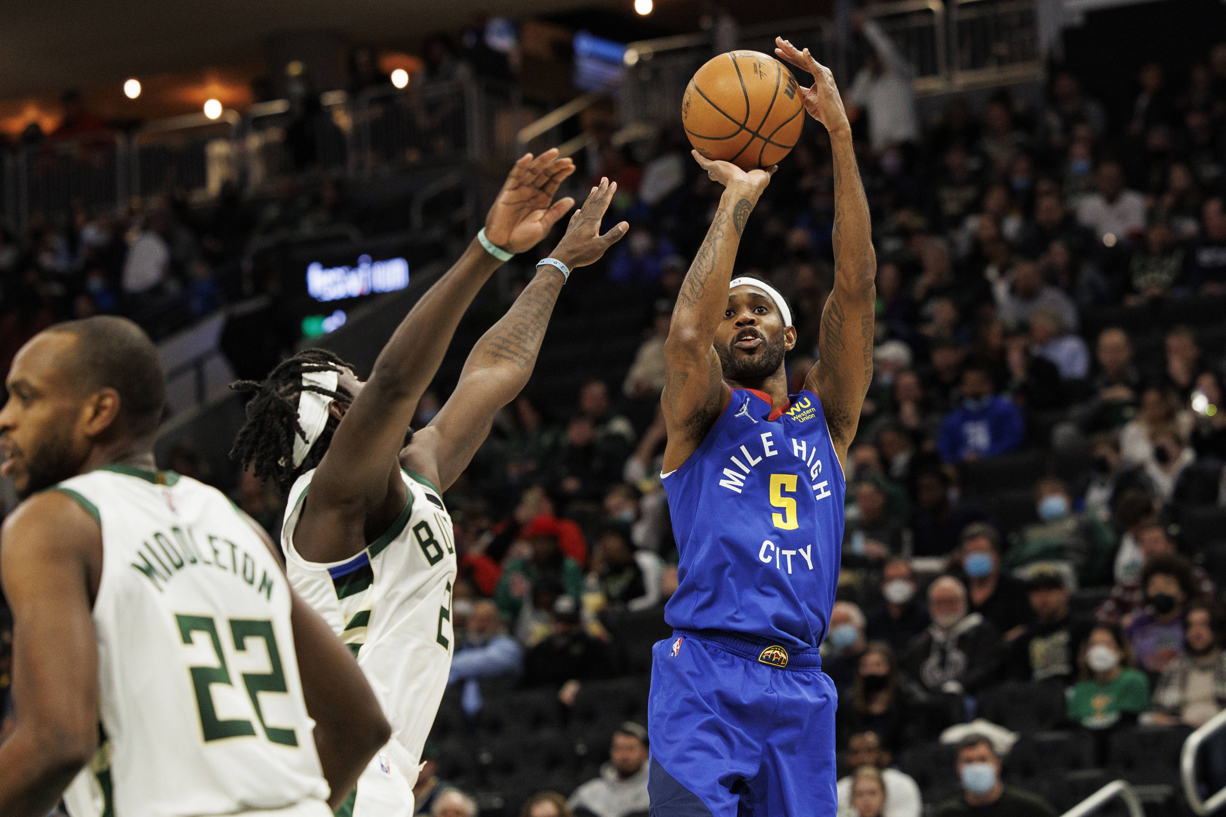 NBA: Denver Nuggets at Milwaukee Bucks