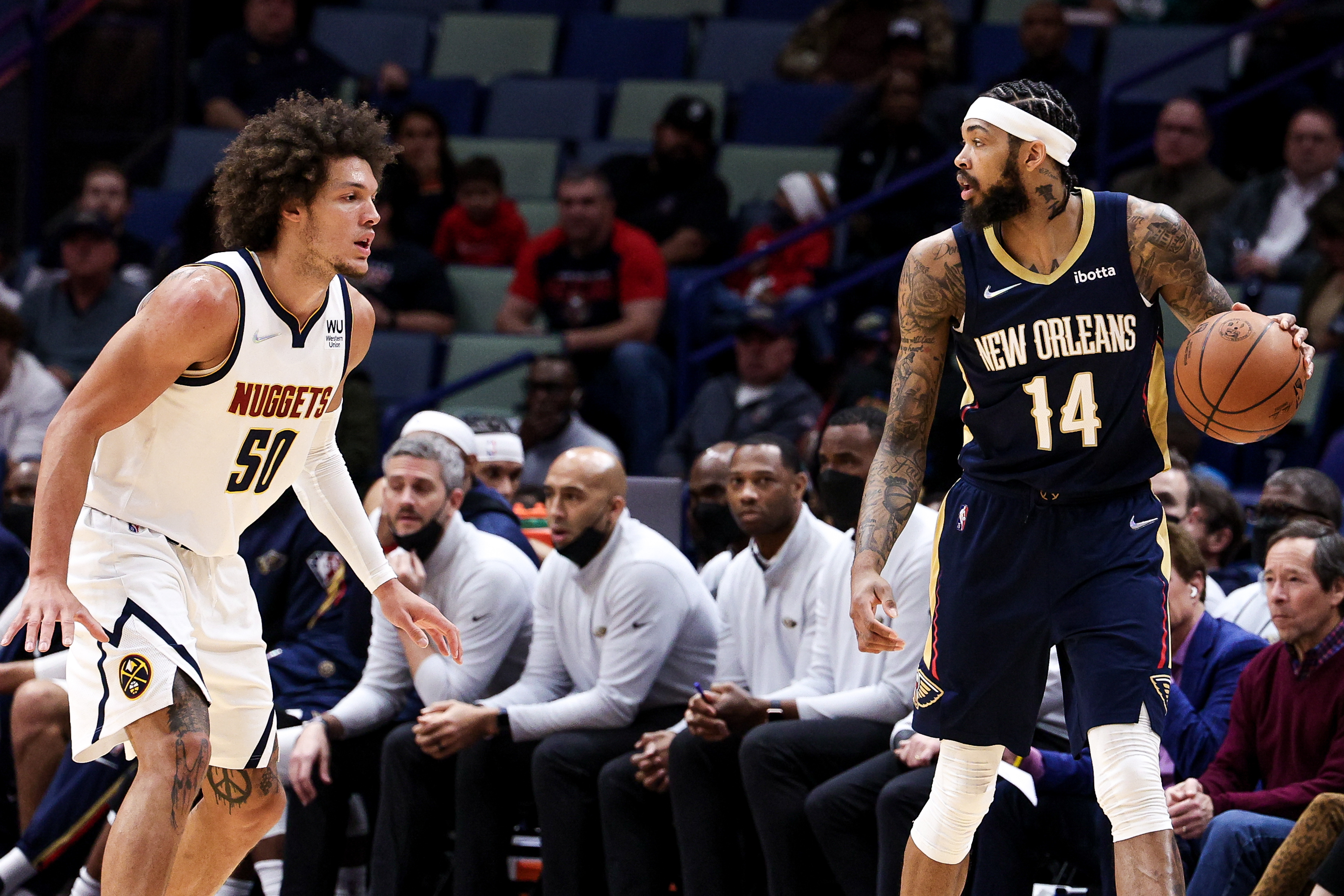 NBA: Denver Nuggets at New Orleans Pelicans