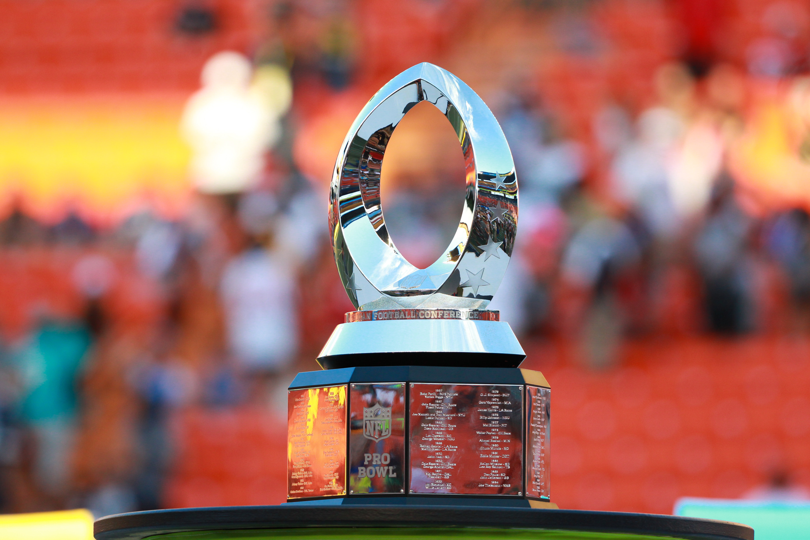 Trophy of the Pro Bowl at Aloha Stadium on Oahu, HI.&nbsp;