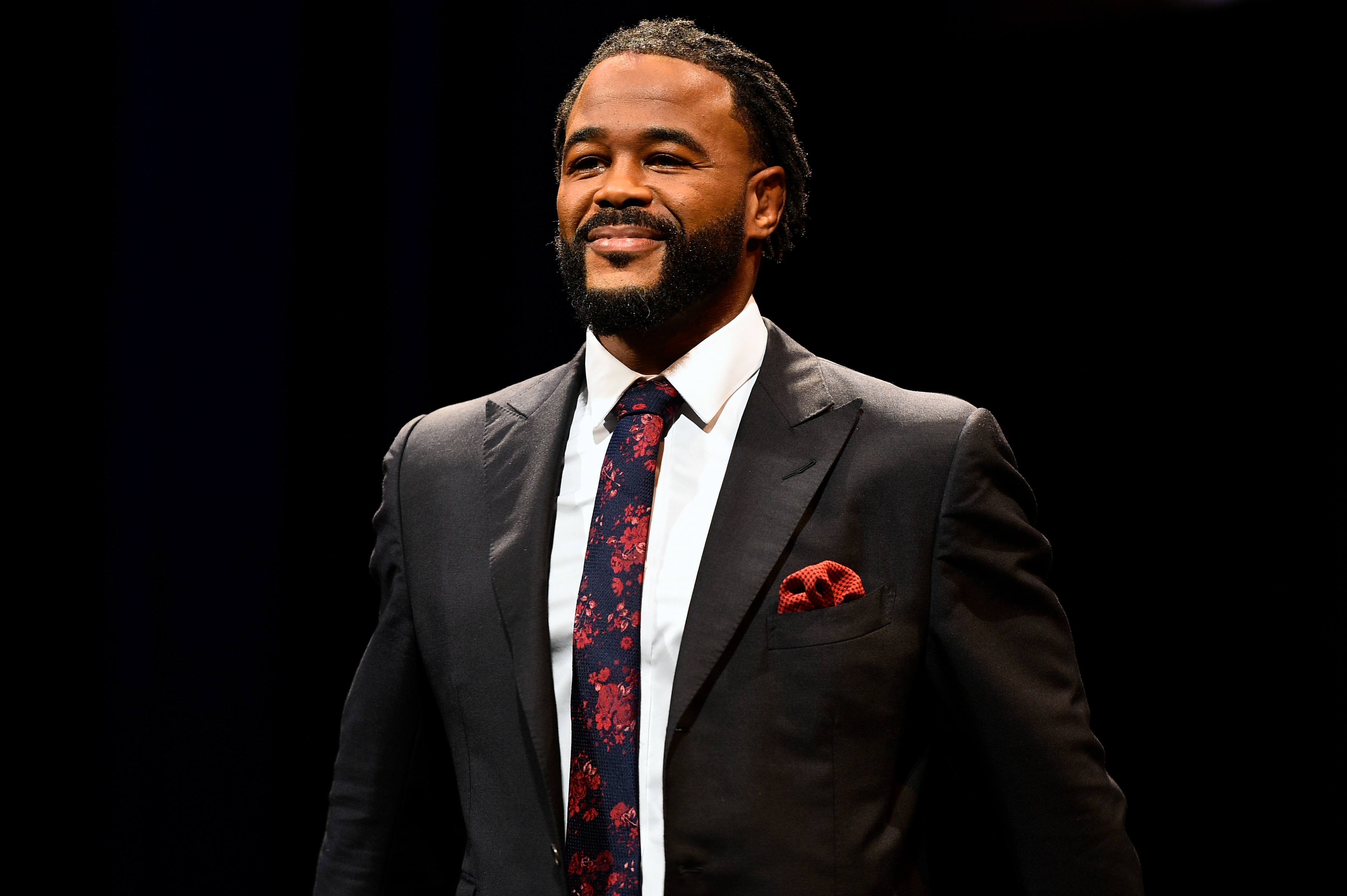 Former UFC champion Rashad Evans at the 2019 Hall-of-Fame induction. 