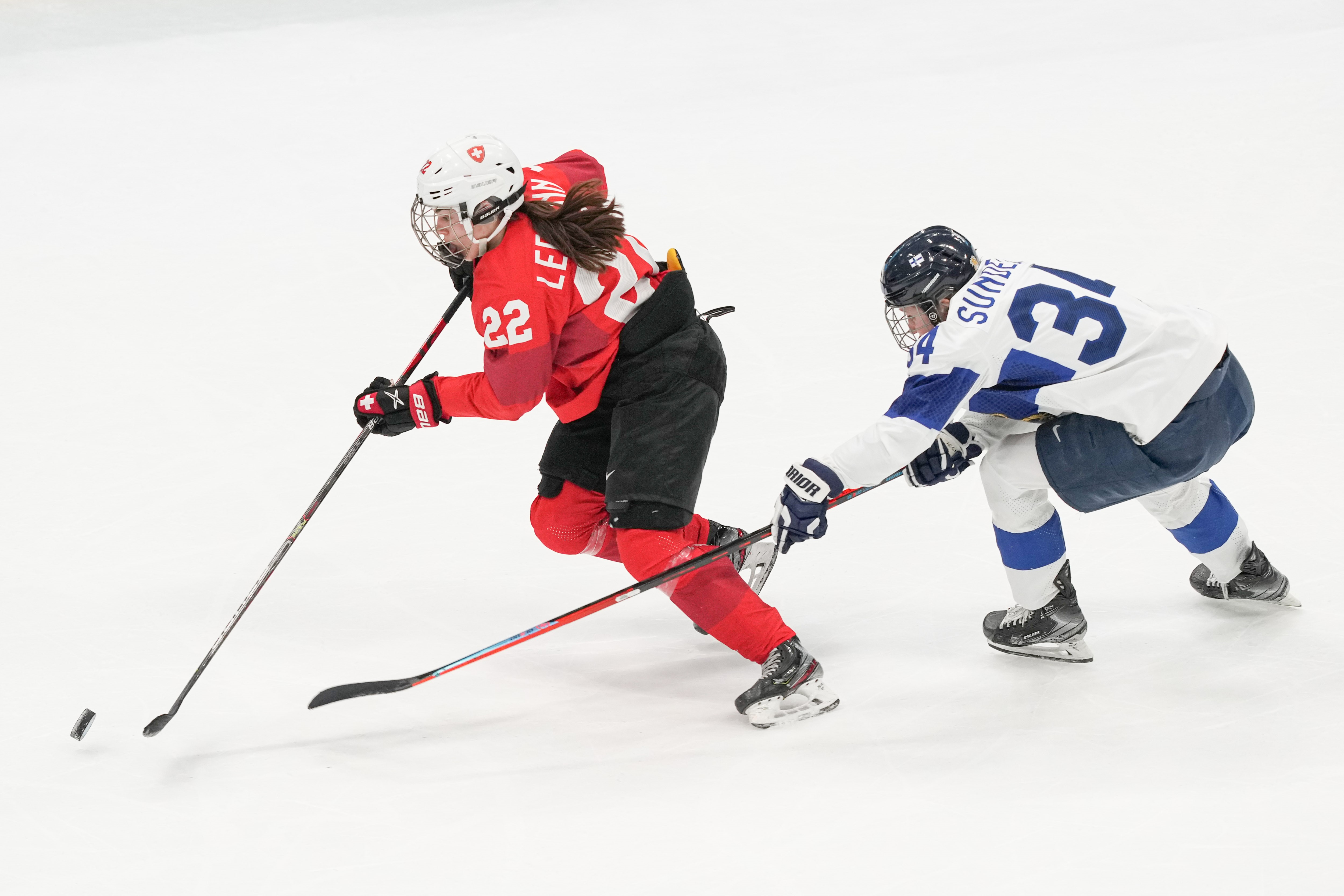 CHINA-BEIJING-OLYMPIC WINTER GAMES-ICE HOCKEY-WOMEN’S PRELIMINARY-SWITZERLAND VS FINLAND (CN)