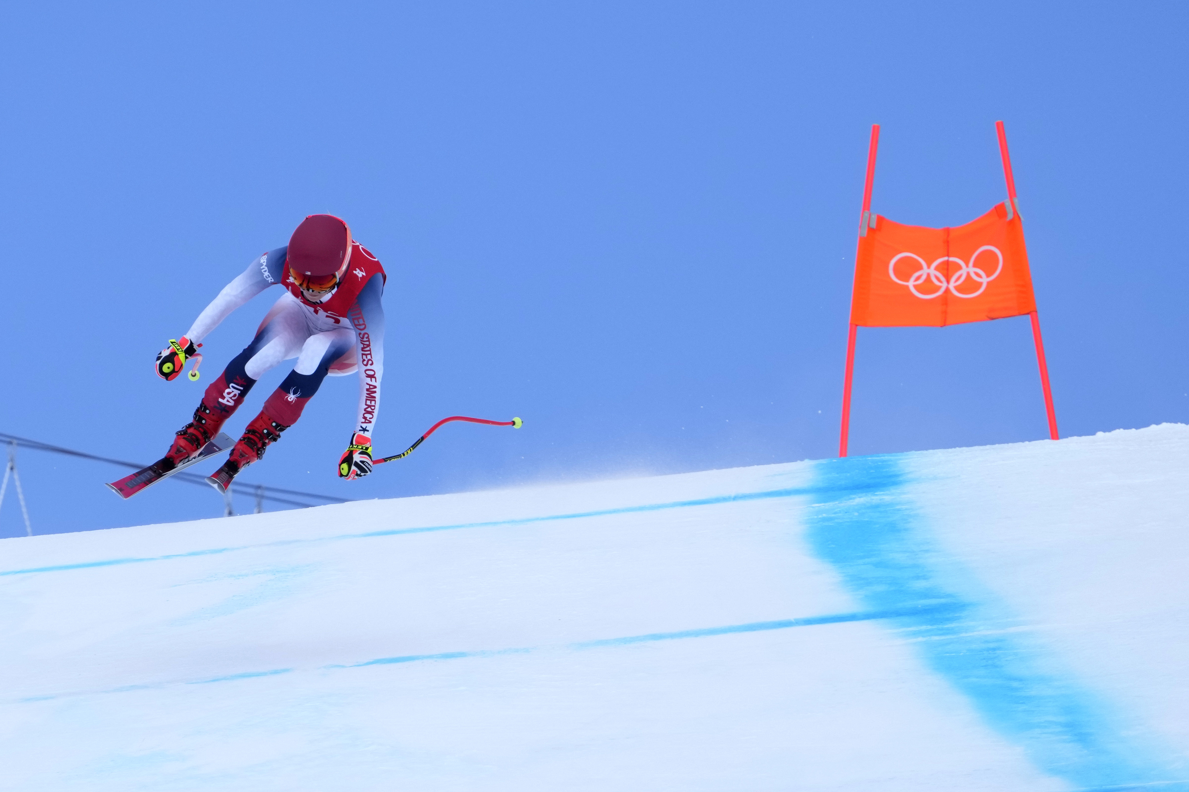 Olympics: Alpine Skiing-Womens Downhill