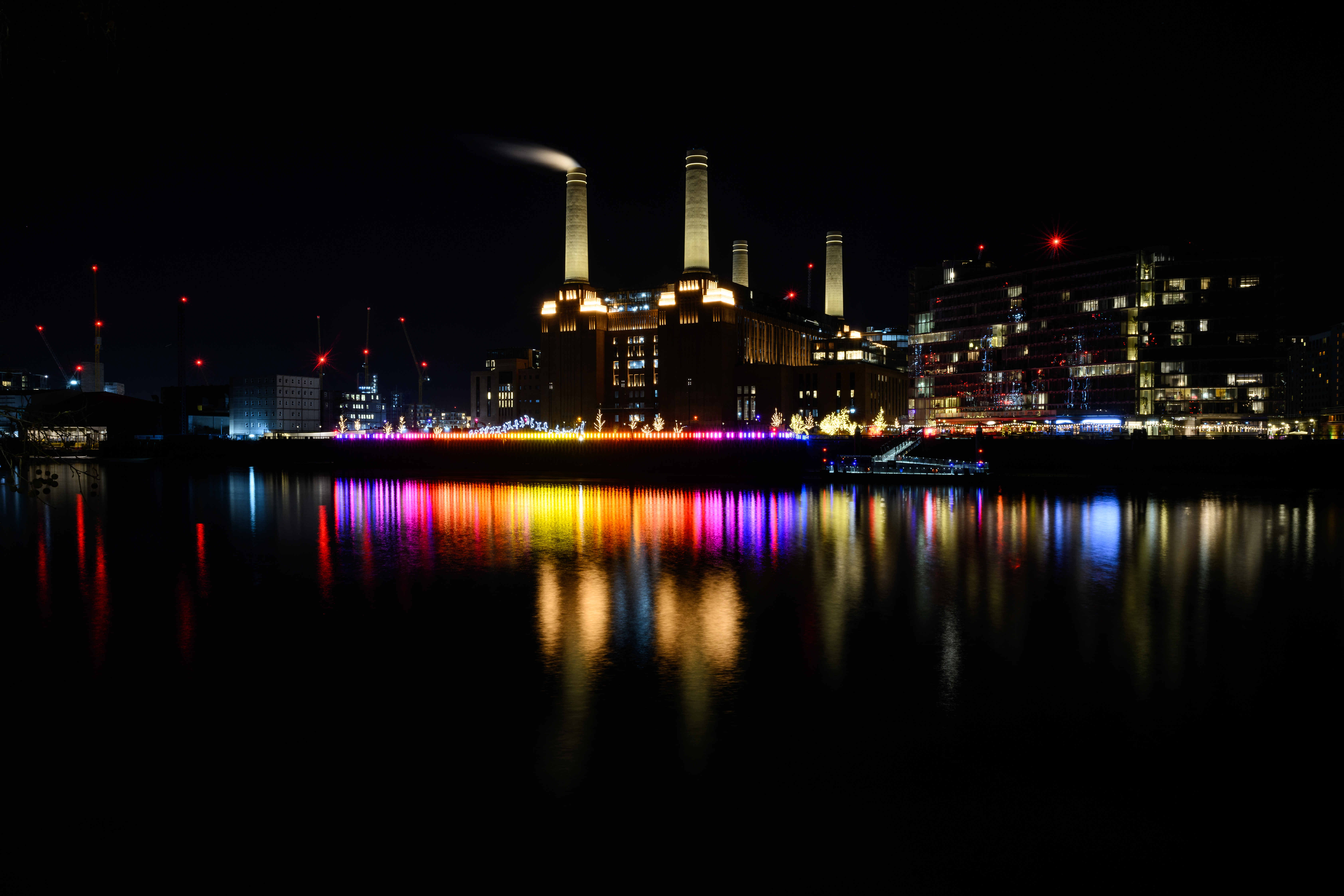 The Light Festival At Battersea Power Station Opens To The Public
