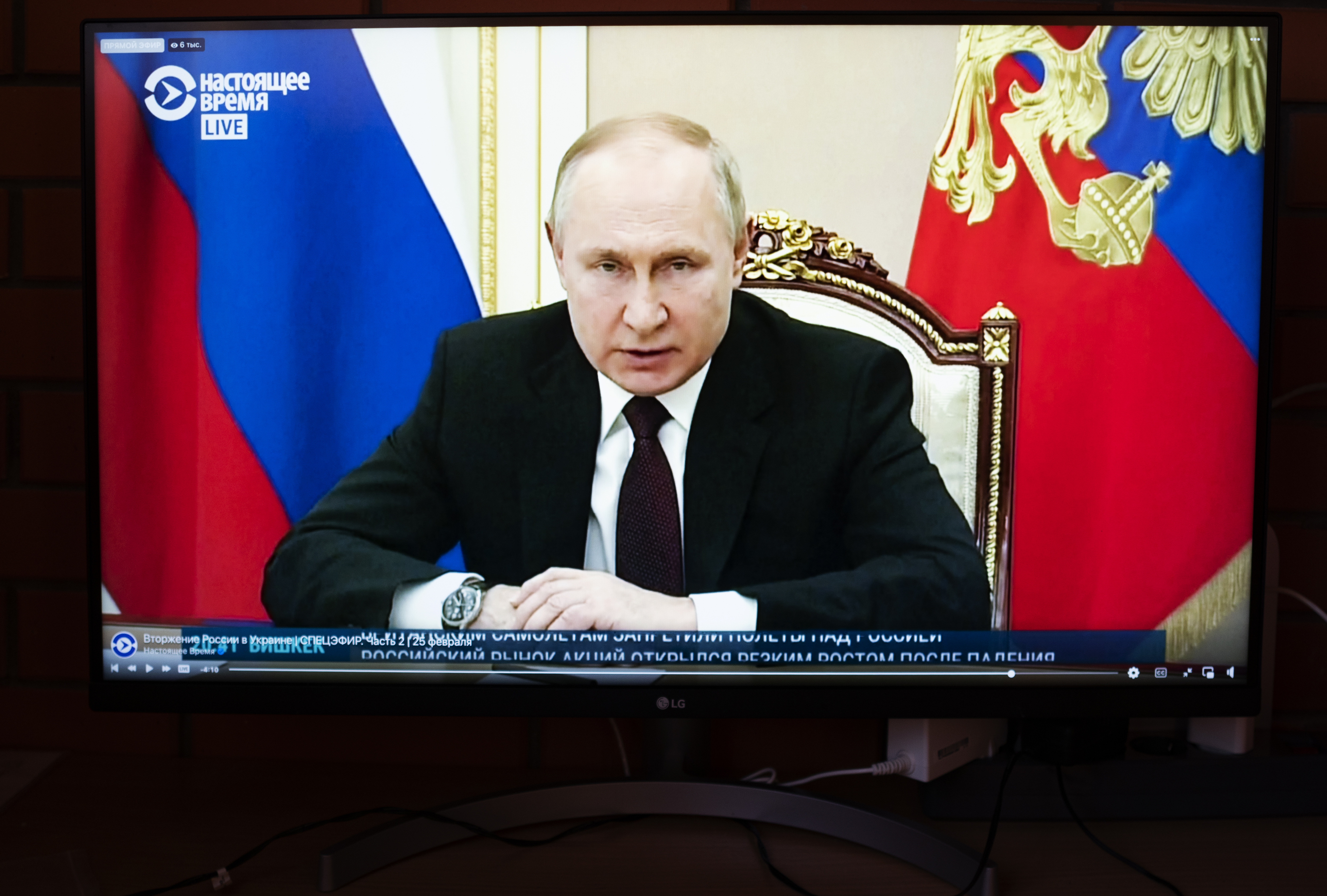 President Vladimir Putin issued an urgent appeal to the...
