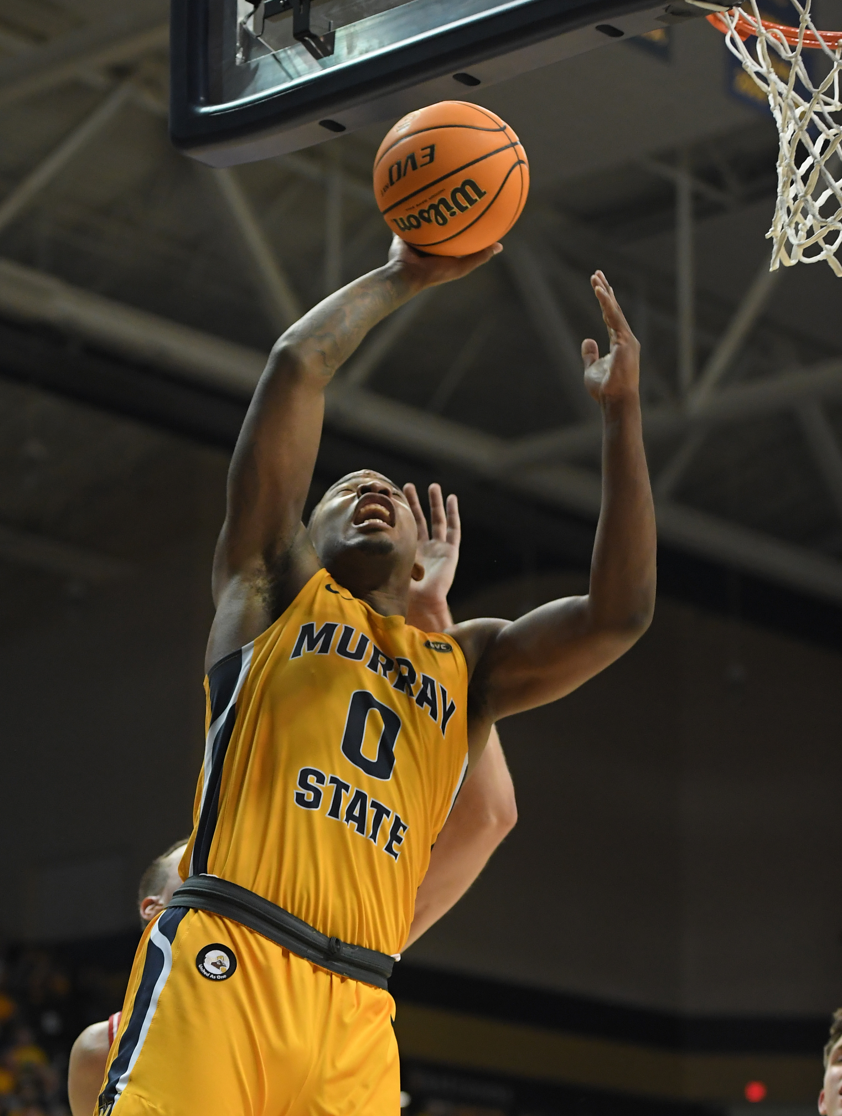 Murray State Racers forward KJ Williams shoots against the Belmont Bruins during second half at CFSB Center.