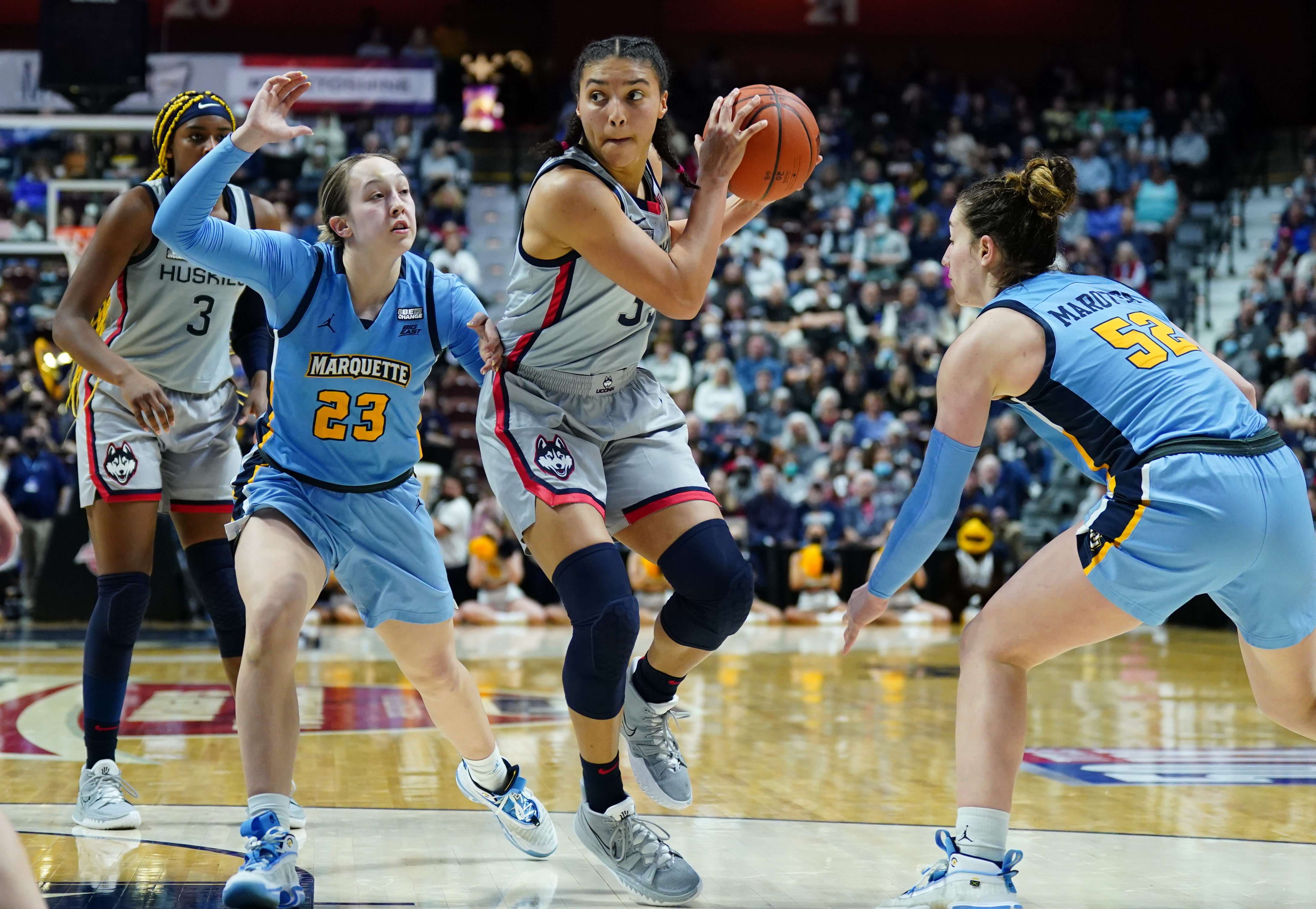 NCAA Womens Basketball: Big East Conference Tournament Semifinals-UConn vs Marquette
