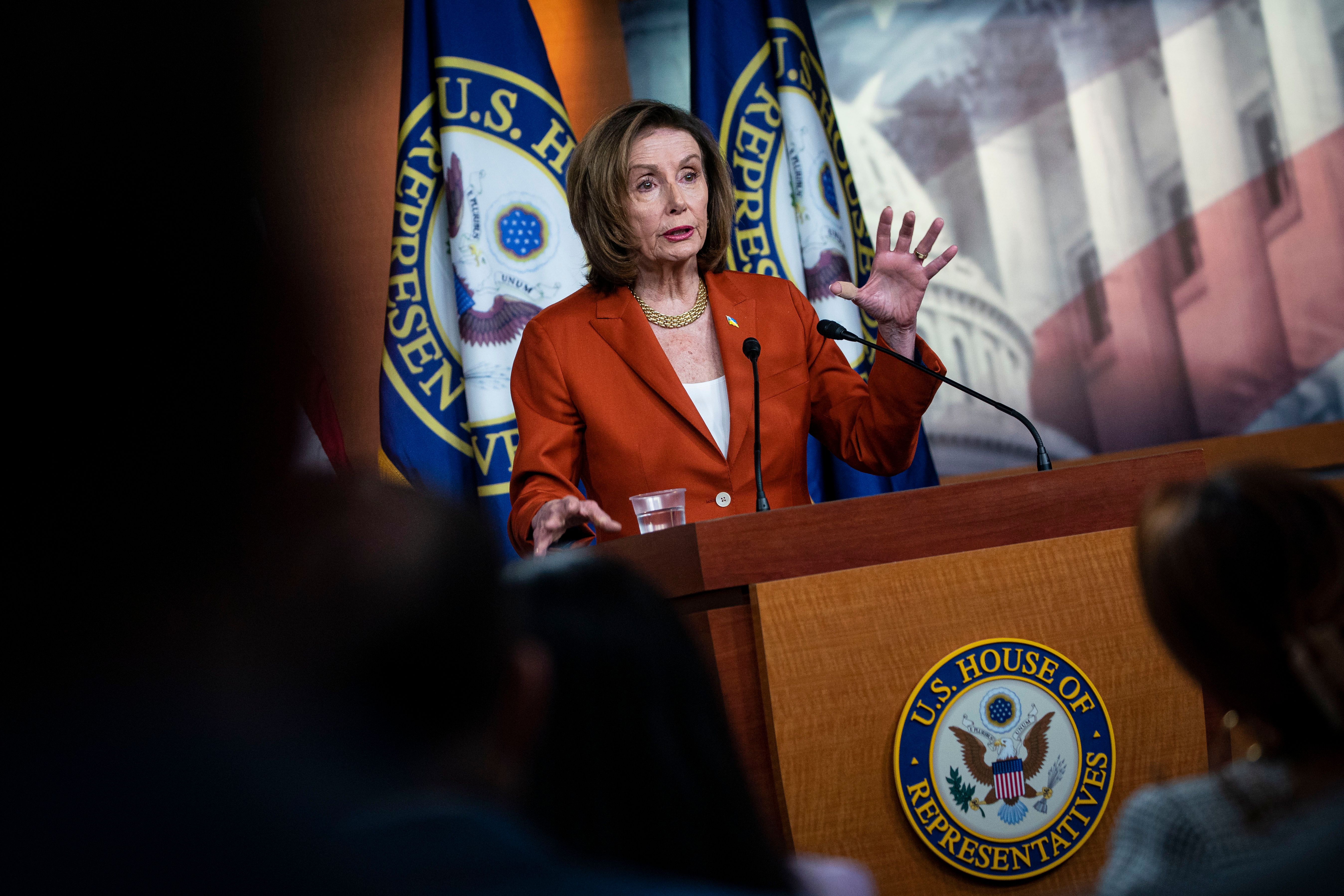 House Speaker Pelosi Holds Weekly News Conference