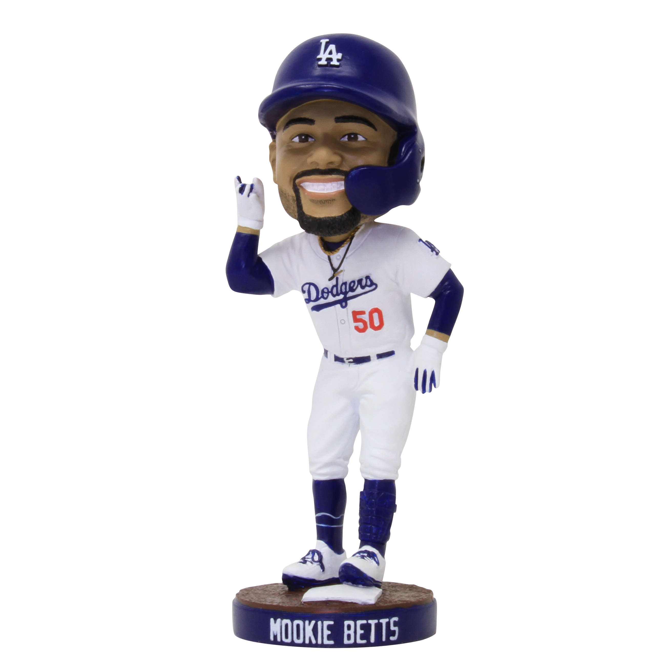 Mookie Betts (October 3) is one of a number of Dodgers bobblehead giveaways during the 2022 regular season at Dodger Stadium.