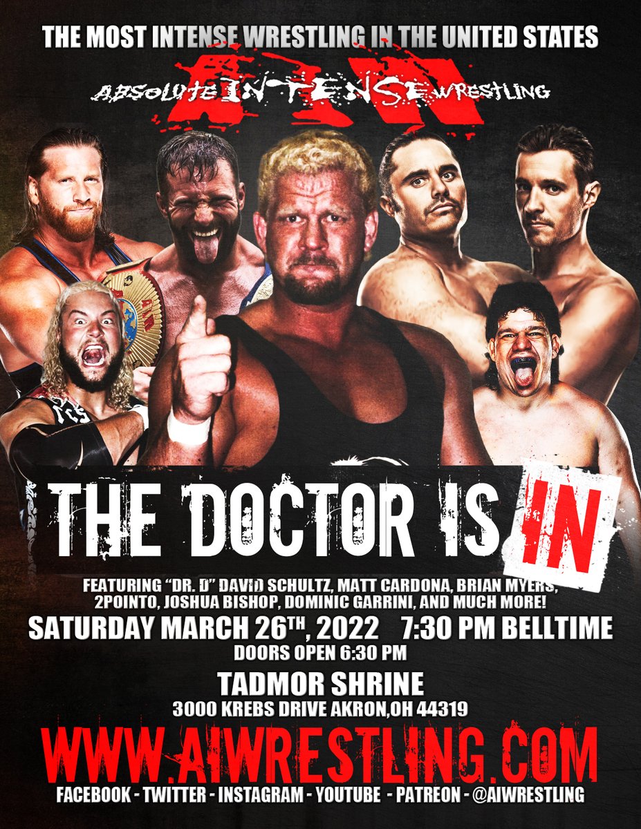 Poster for AIW The Doctor Is In
