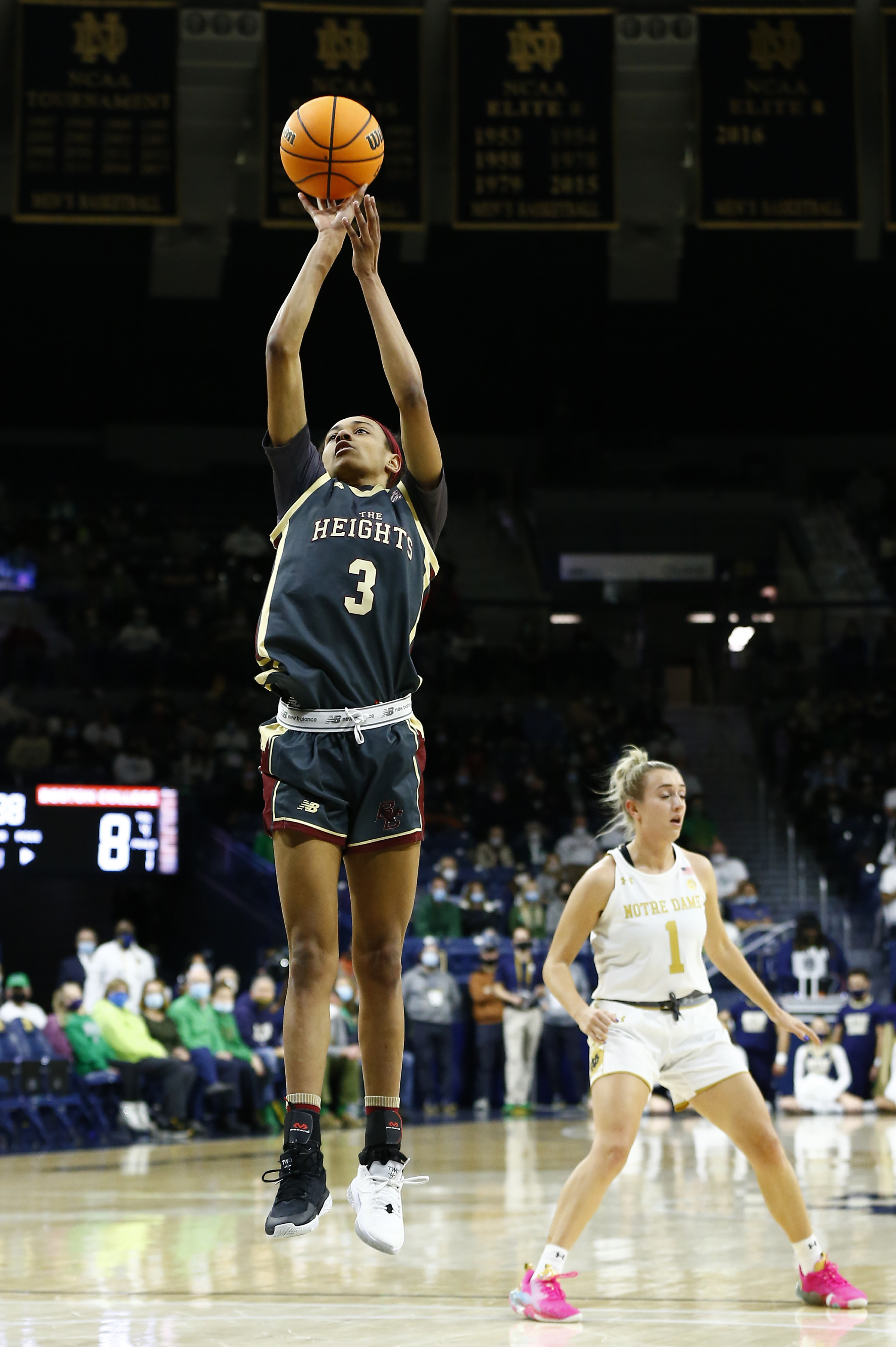 COLLEGE BASKETBALL: JAN 30 Womens - Boston College at Notre Dame
