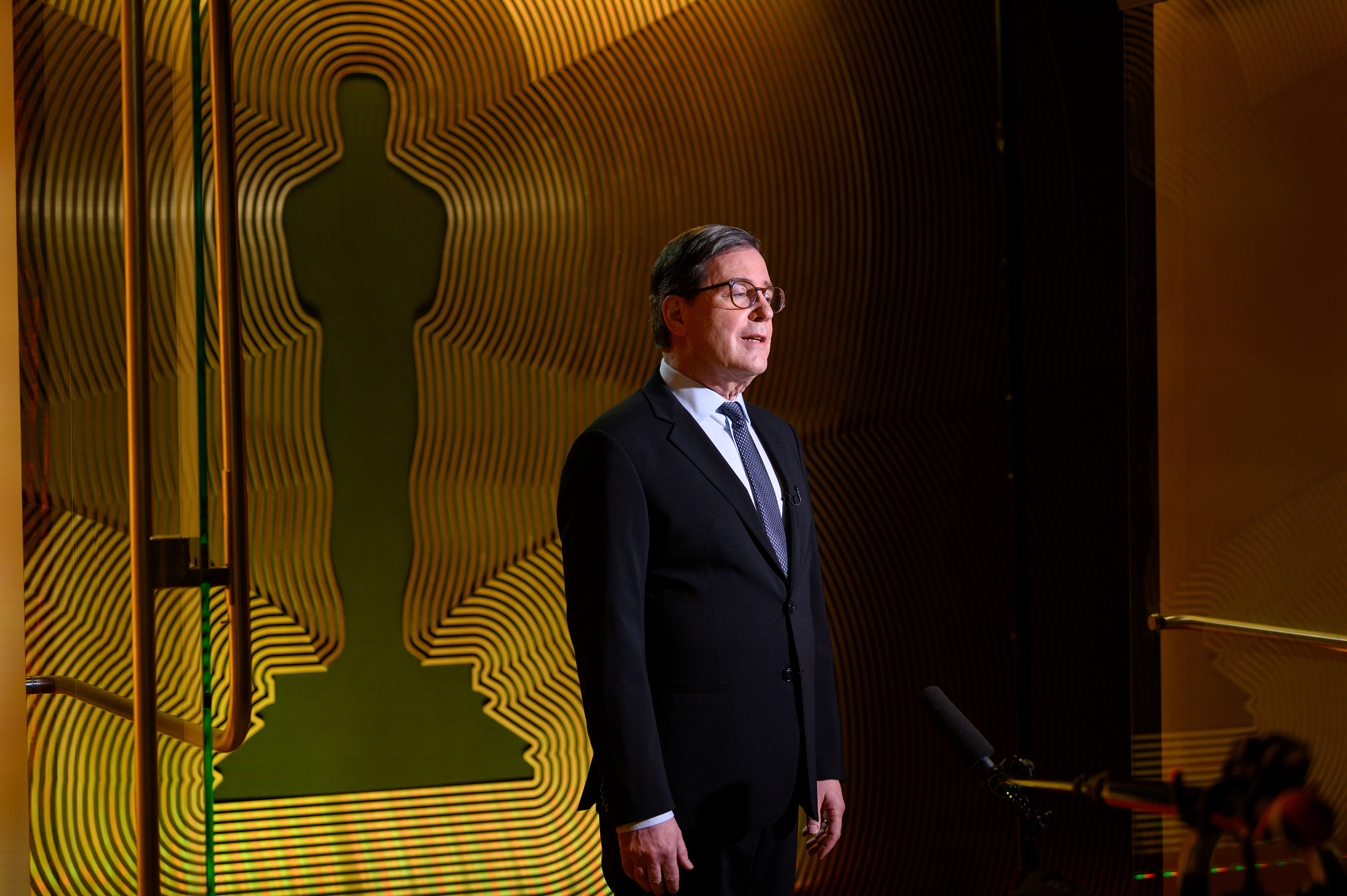 In this handout image provided by A.M.P.A.S. Academy President David Rubin introduces the nominations for the 93rd Academy Awards Nominations Announcement on March 15, 2021.