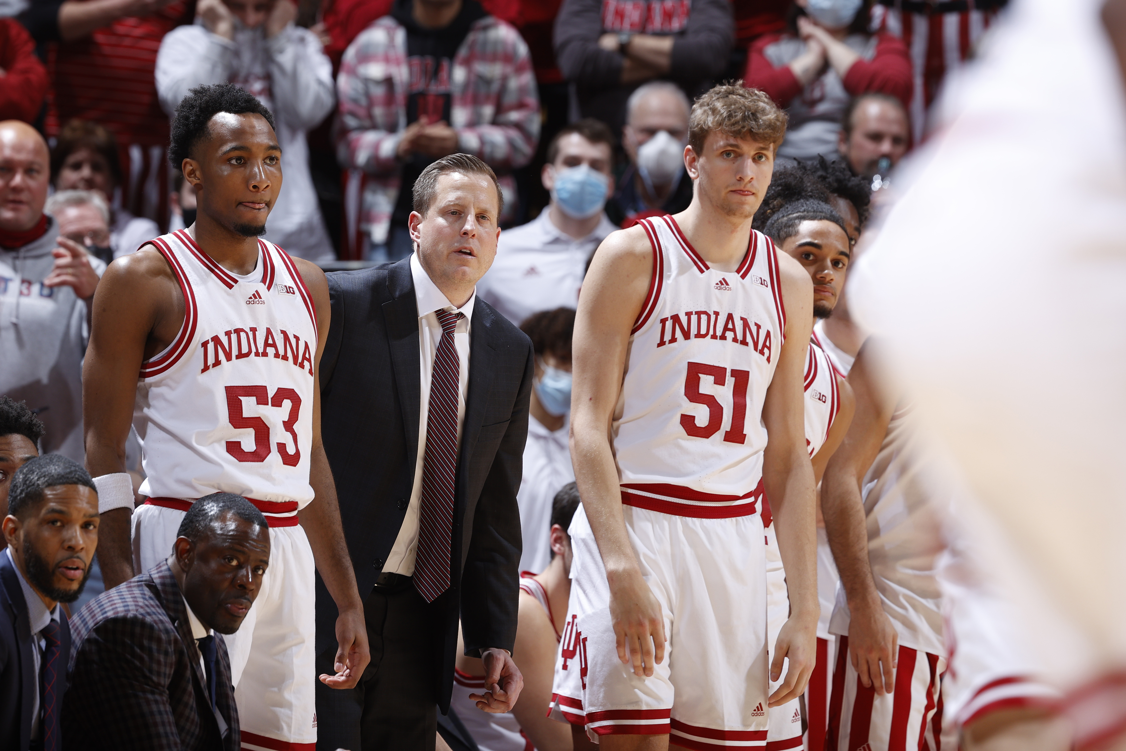 COLLEGE BASKETBALL: FEB 15 Wisconsin at Indiana