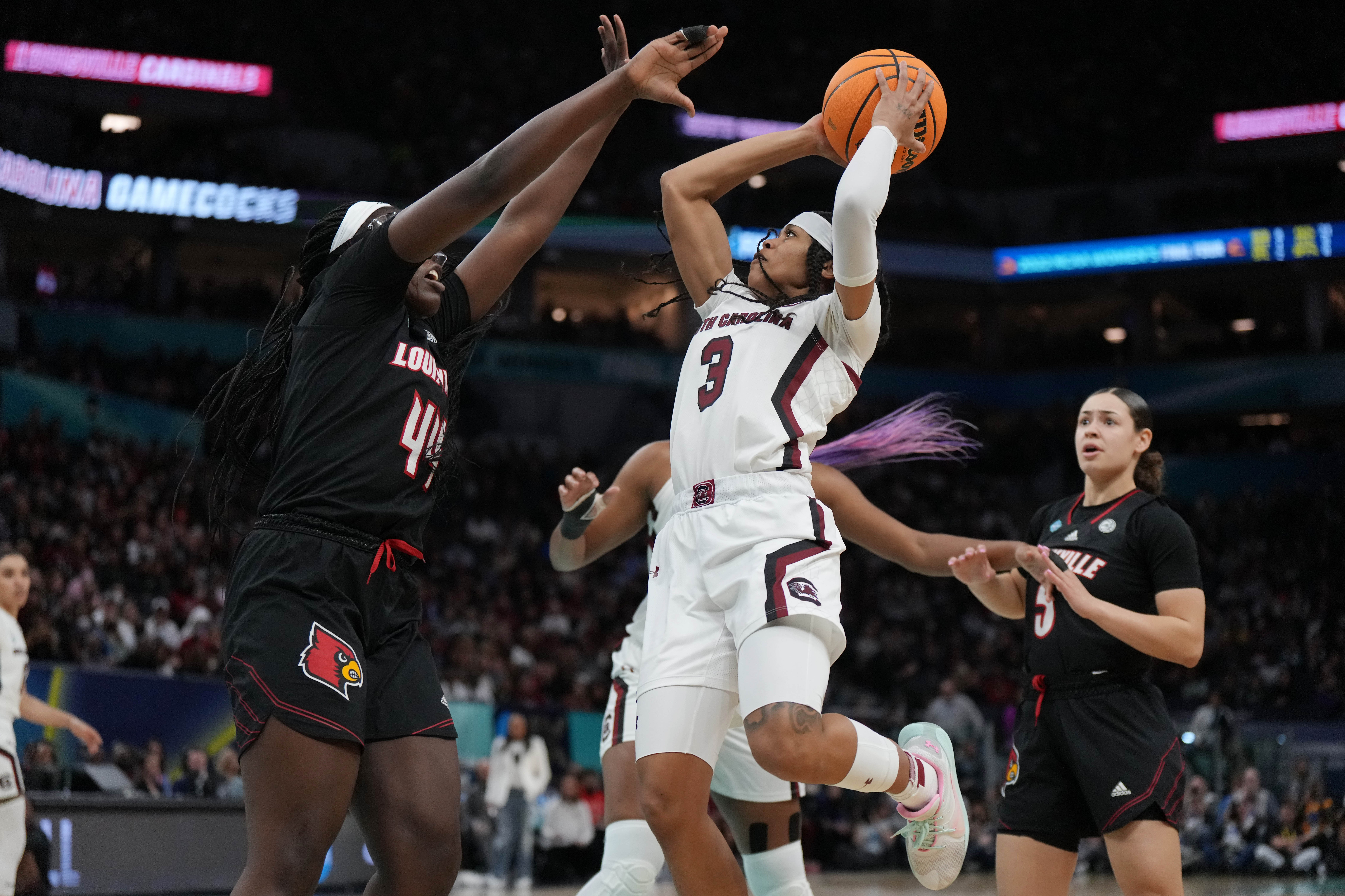 NCAA Womens Basketball: Final Four-Semifinal-Louisville vs South Carolina