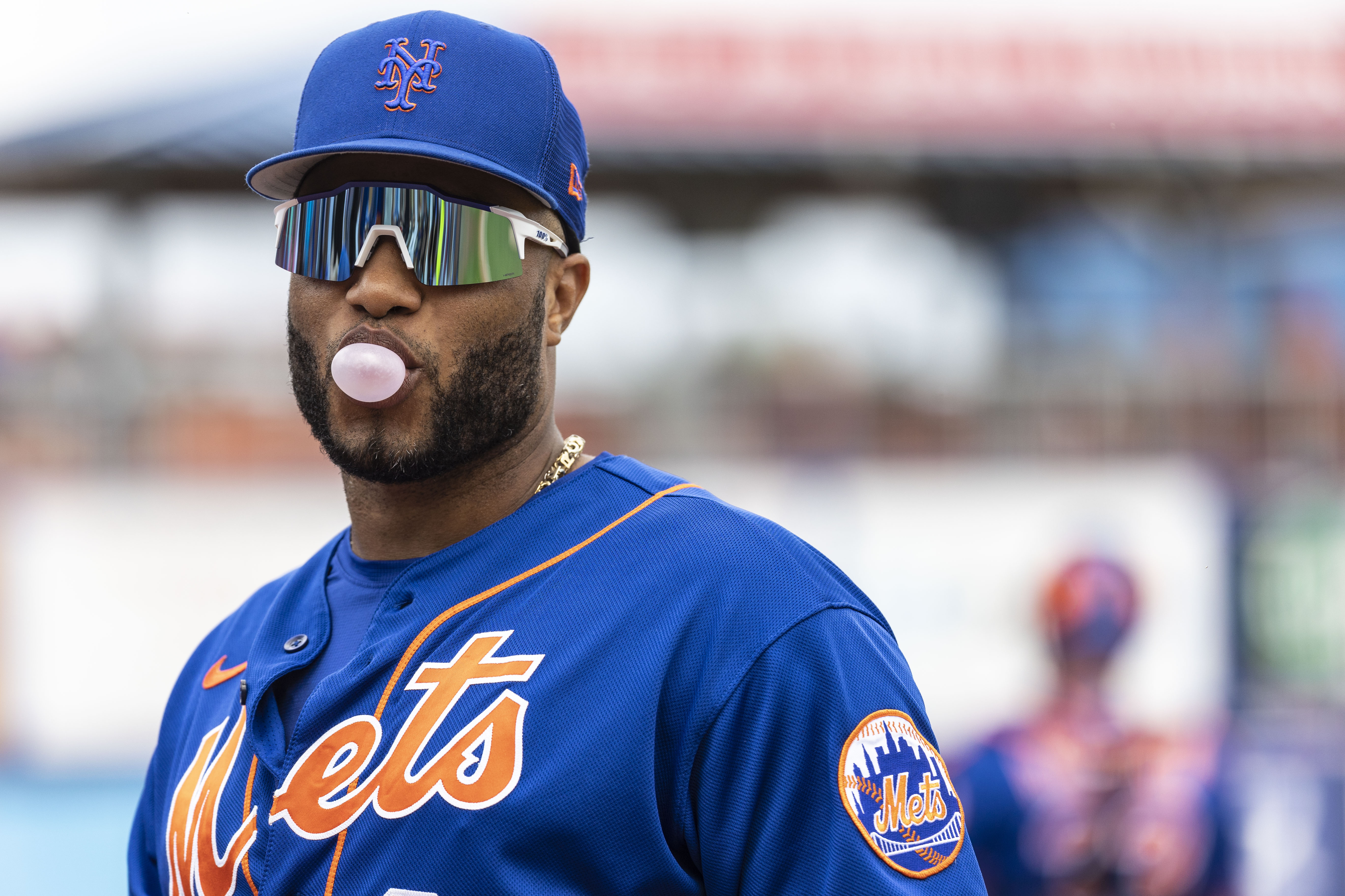 New York Mets Robinson Cano as seen before a spring training game in Port St. Lucie, Florida