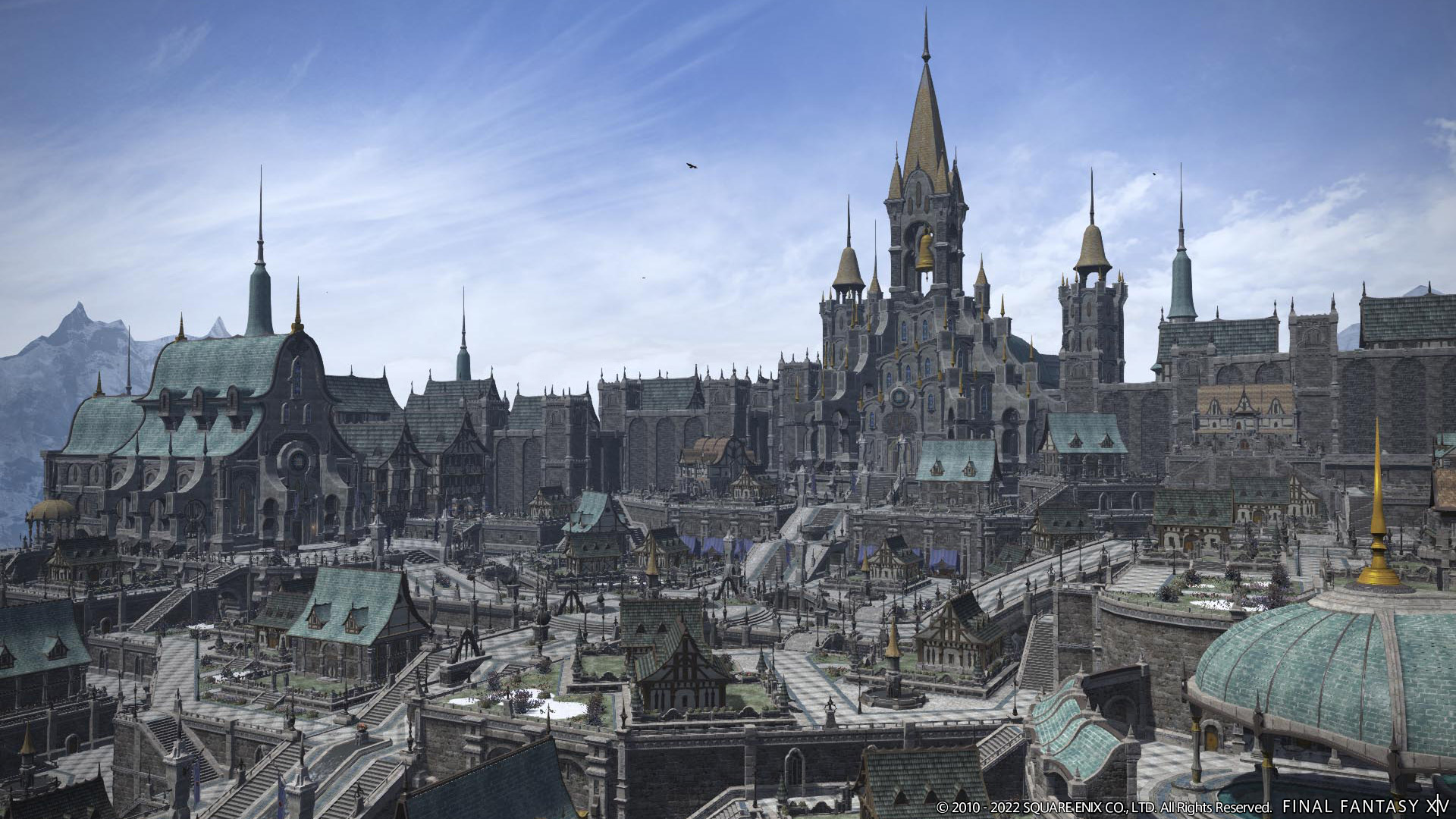The Empyreum housing district in Ishgard