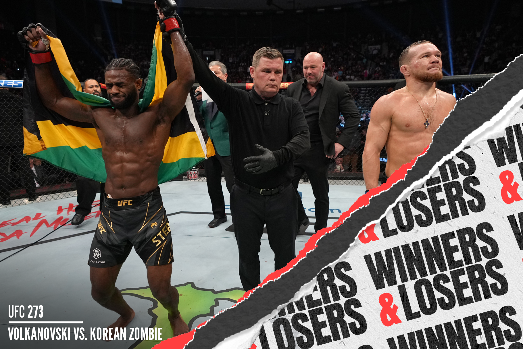 Aljamain Sterling defended his UFC bantamweight title by beating Petr Yan at UFC 273.