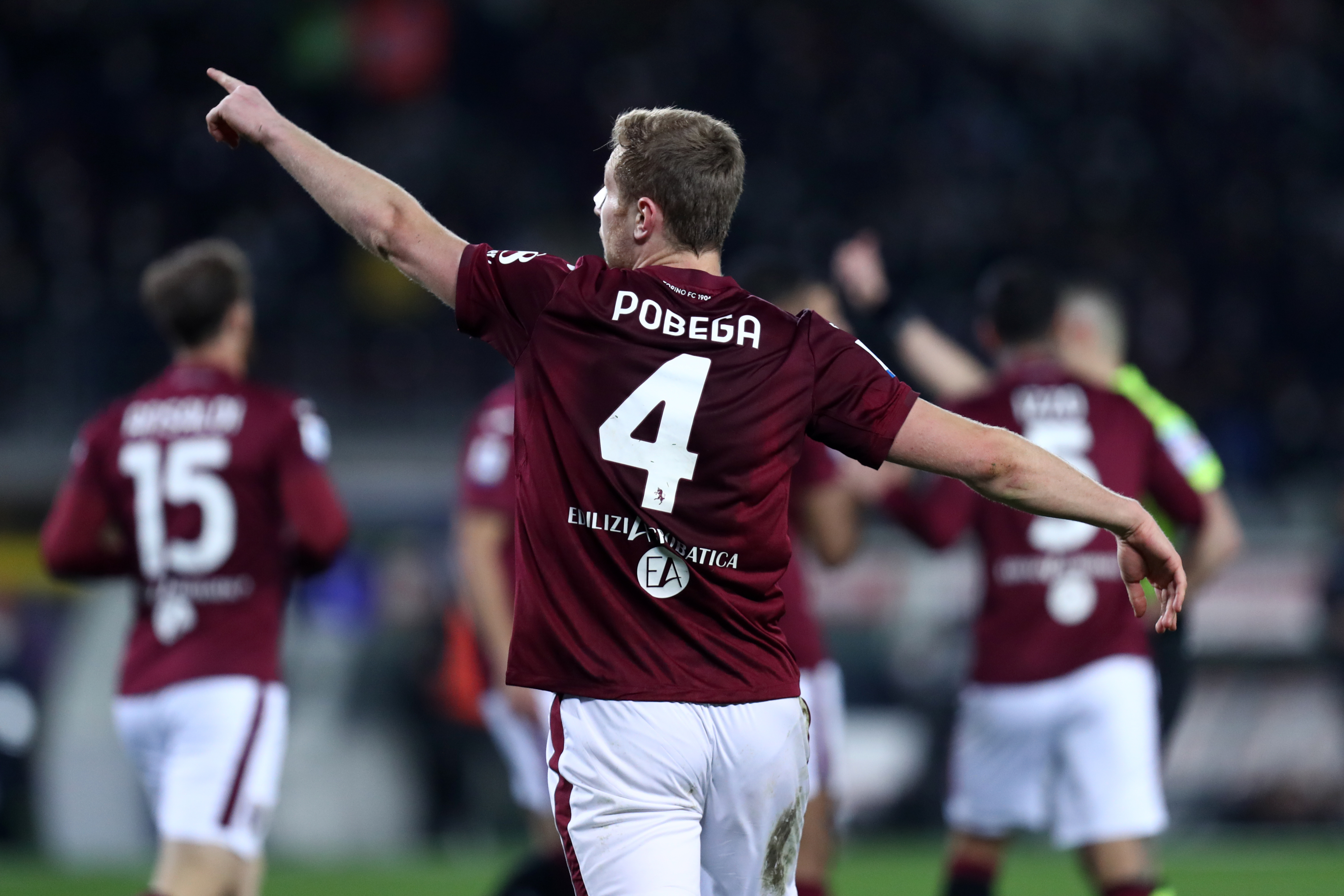 Tommaso Pobega of Torino Fc gestures during the Serie A...