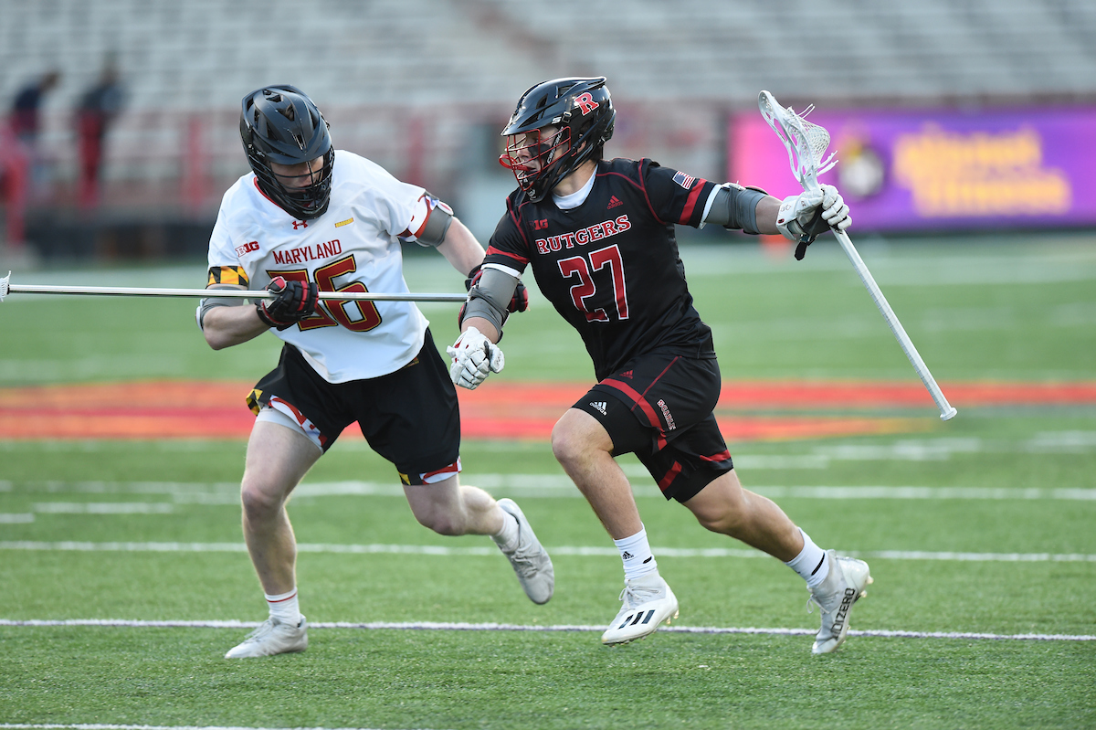 Rutgers plays Maryland in a lacrosse match | College Park, MD April 10th, 2022