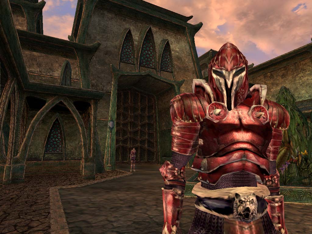A knight in The Elder Scrolls 3: Morrowind
