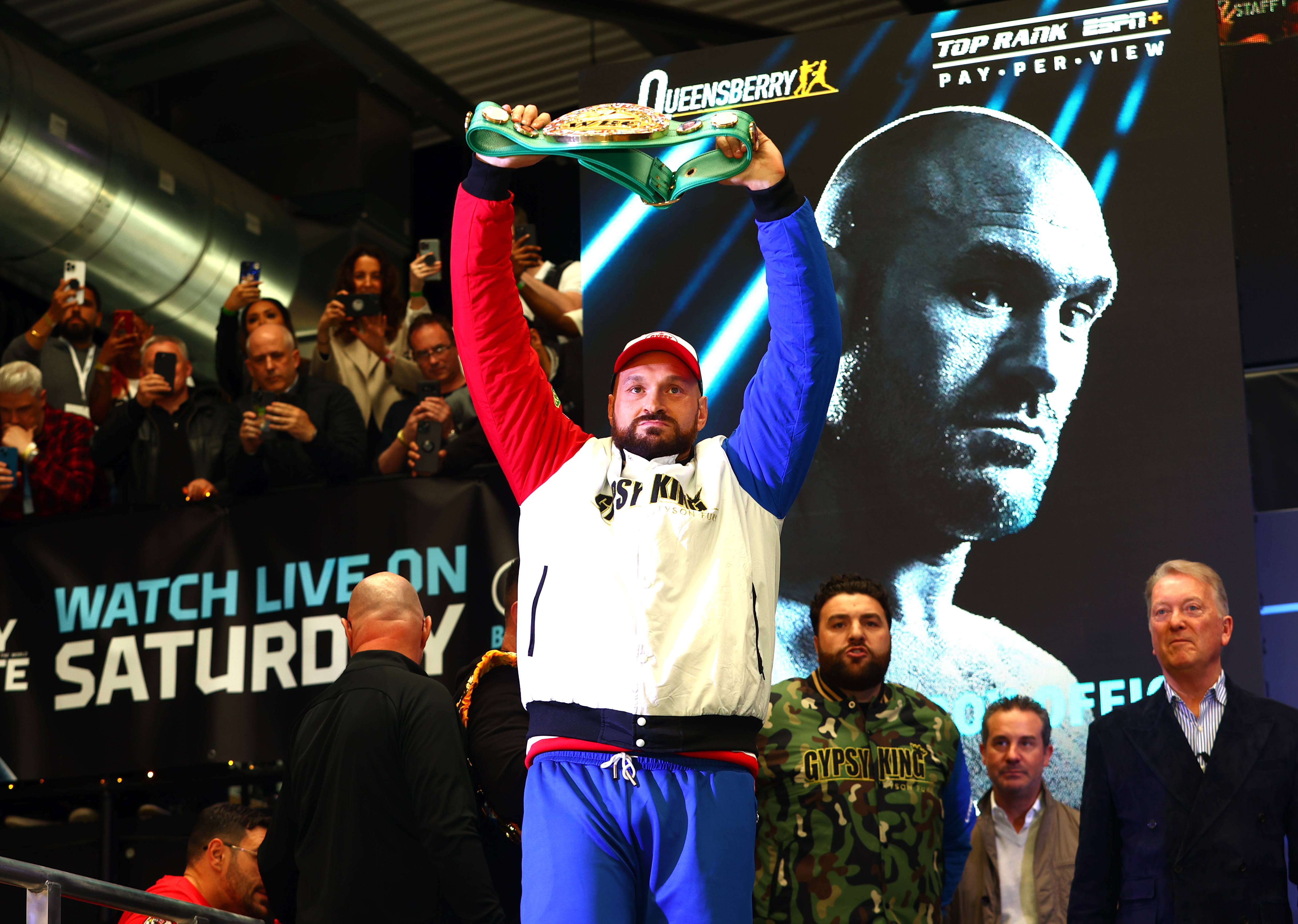 Tyson Fury is favored to knockout Dillian Whyte to retain his WBC and lineal titles