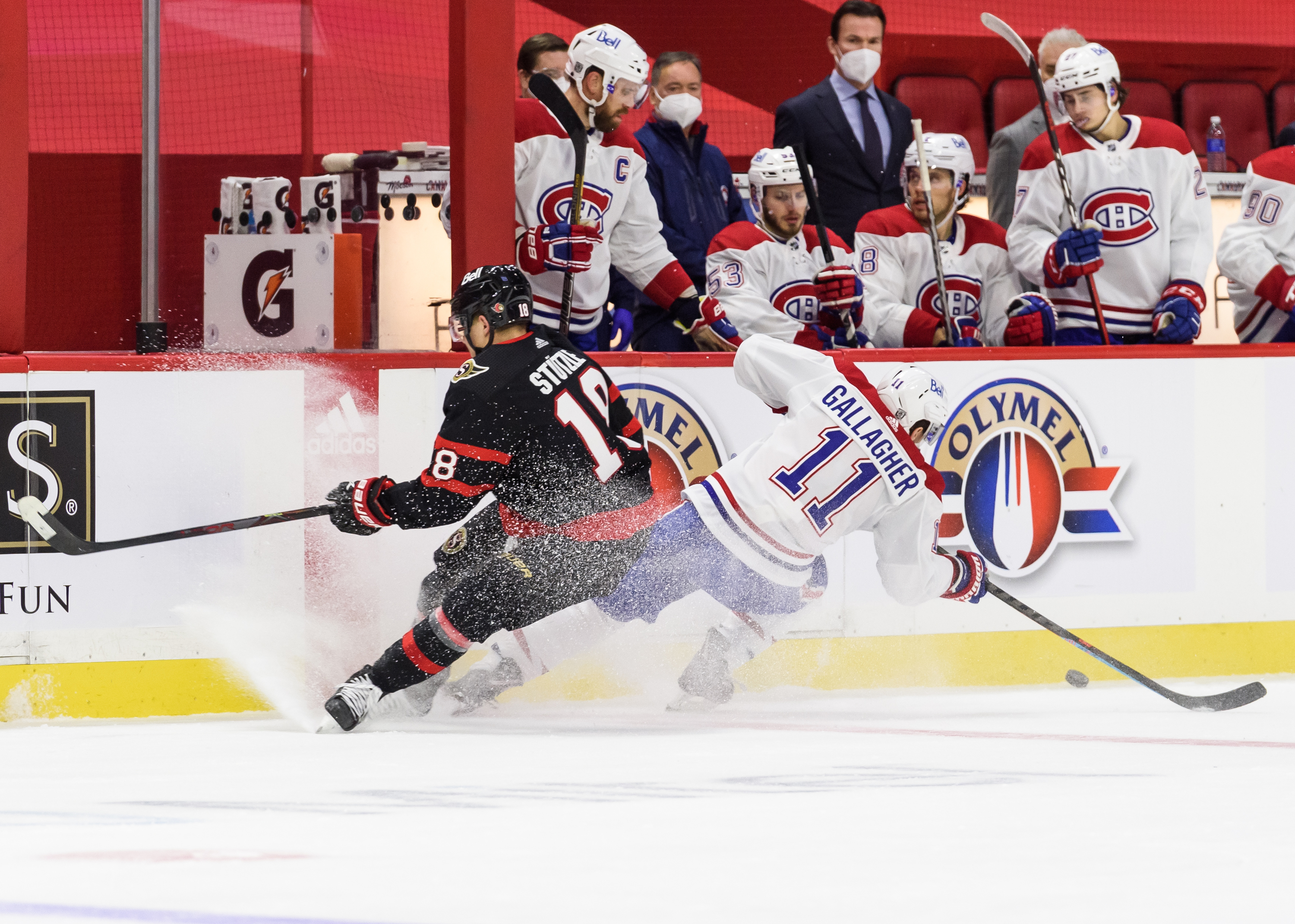 NHL: FEB 21 CANADIENS AT SENATORS