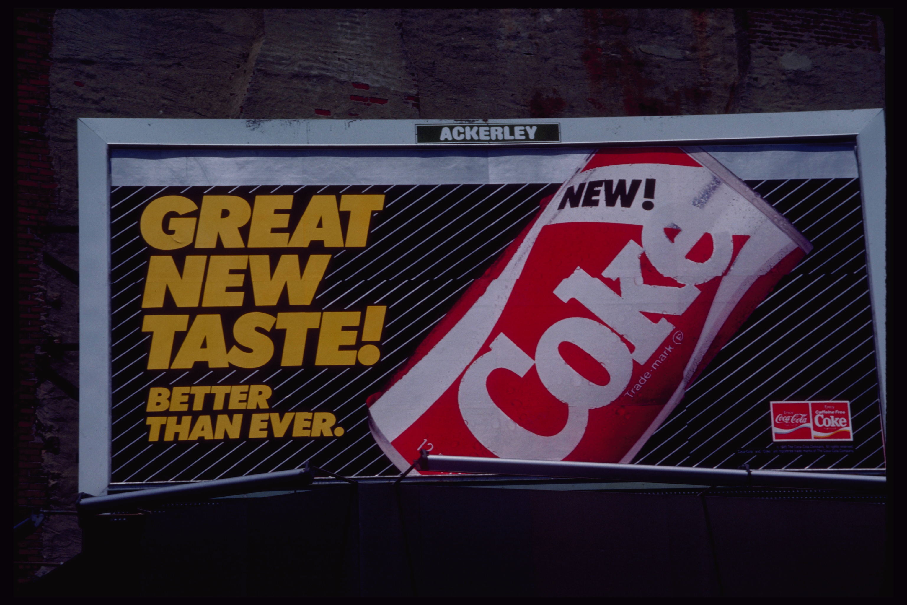 Billboard for the New Coke