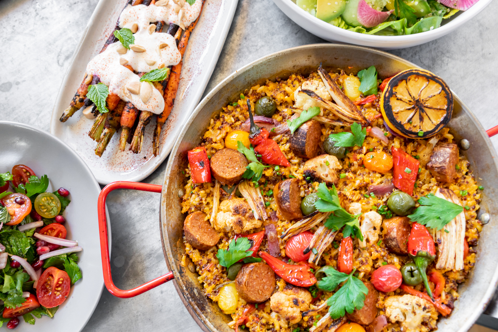Paella for two.