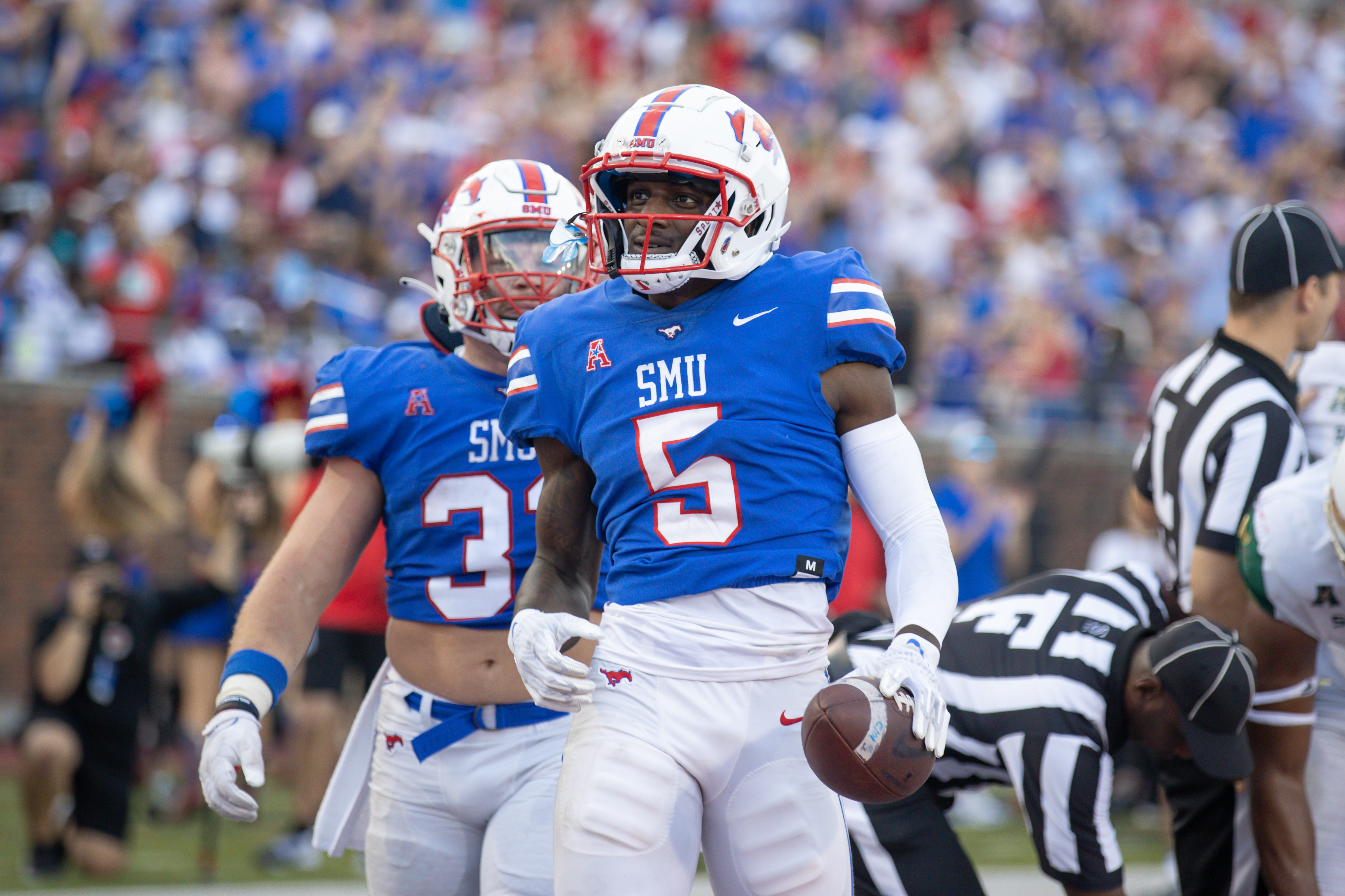 49ers third round pick Danny Gray when he was with SMU