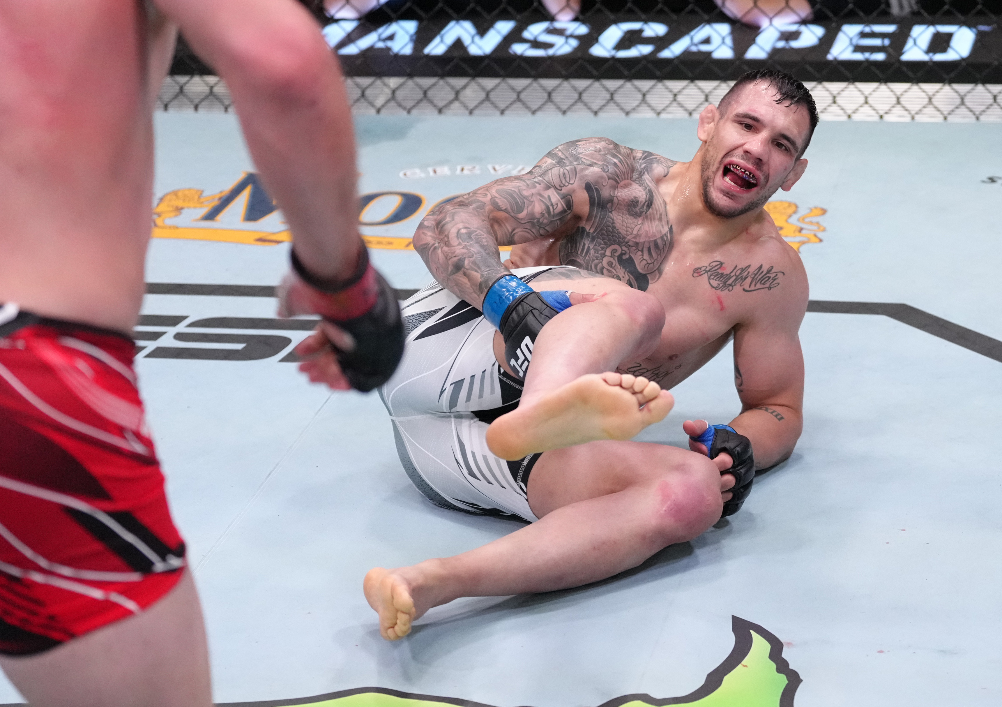 Aleksandar Rakic suffered a knee injury in the UFC Vegas 54 main event.
