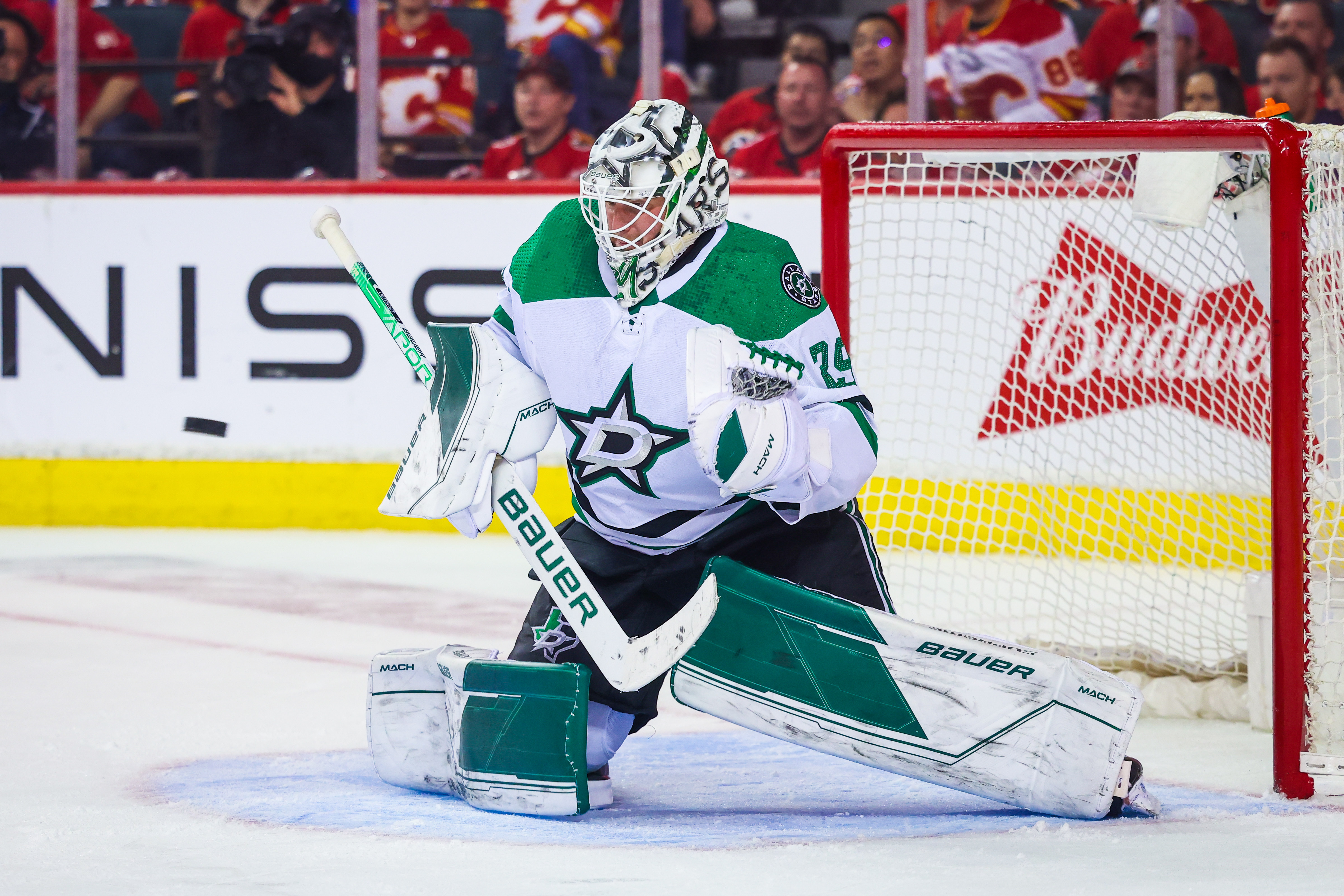 NHL: Stanley Cup Playoffs-Dallas Stars at Calgary Flames