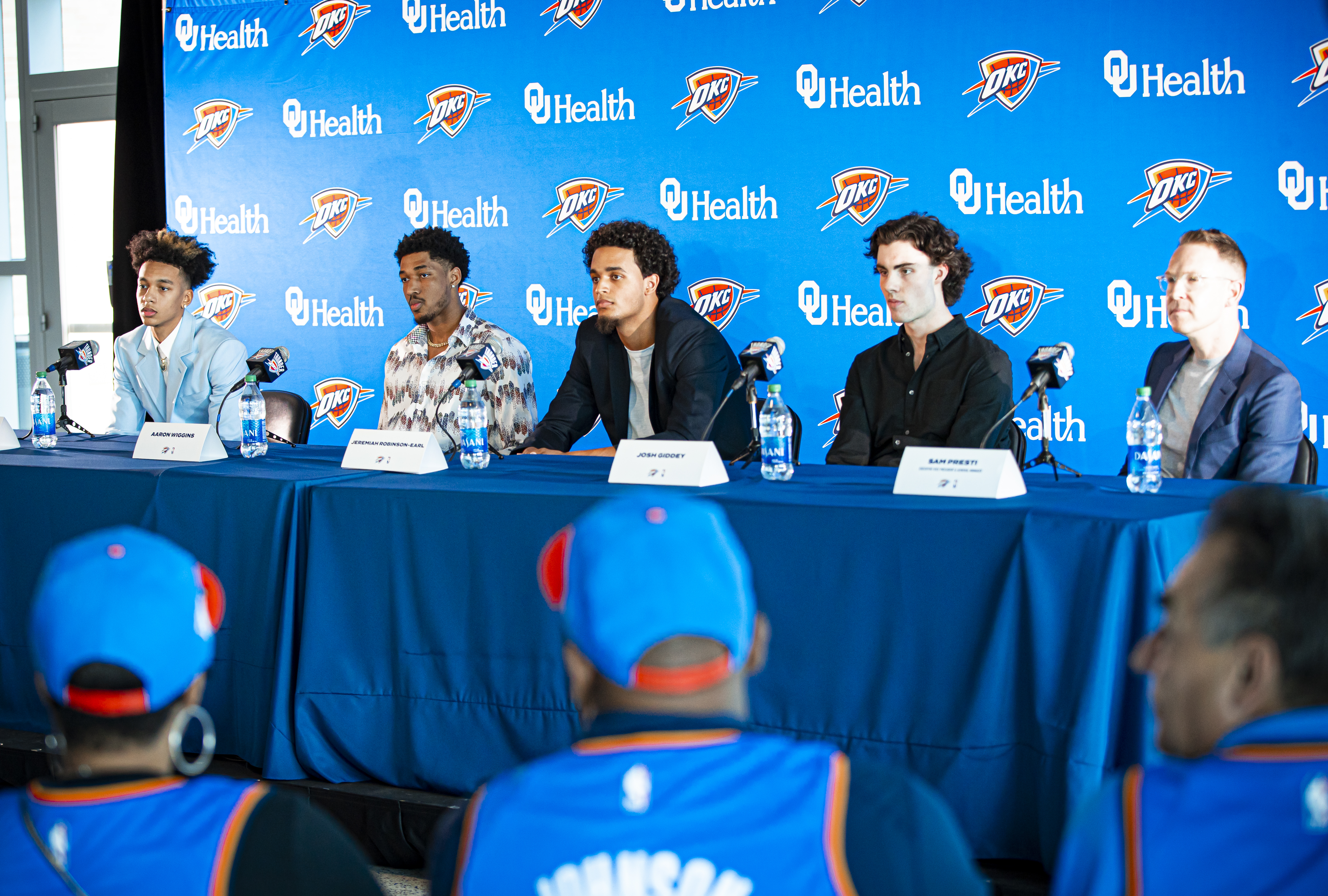 Oklahoma City Thunder Introduce Draft Picks - Press Conference