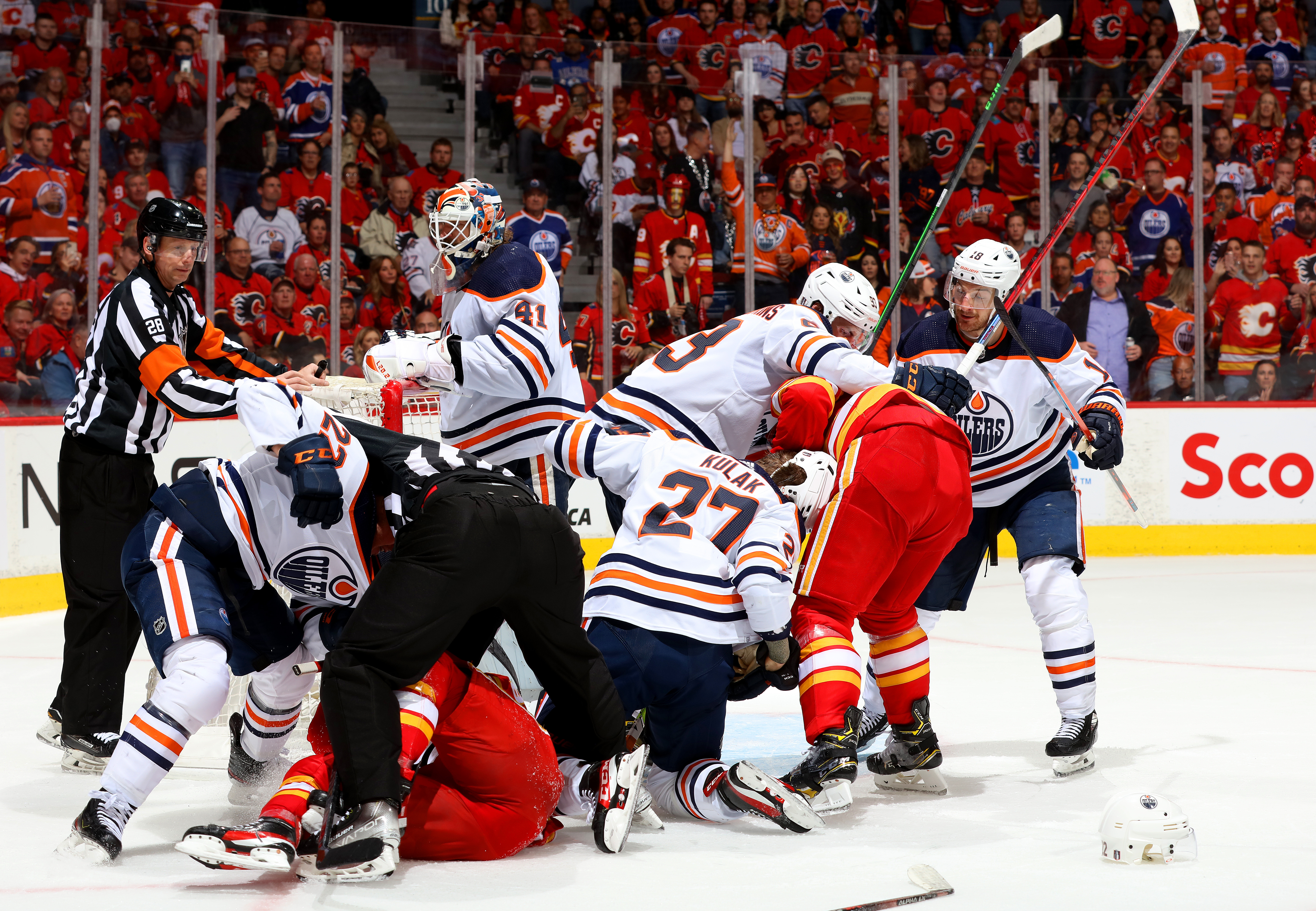 Edmonton Oilers v Calgary Flames - Game Two