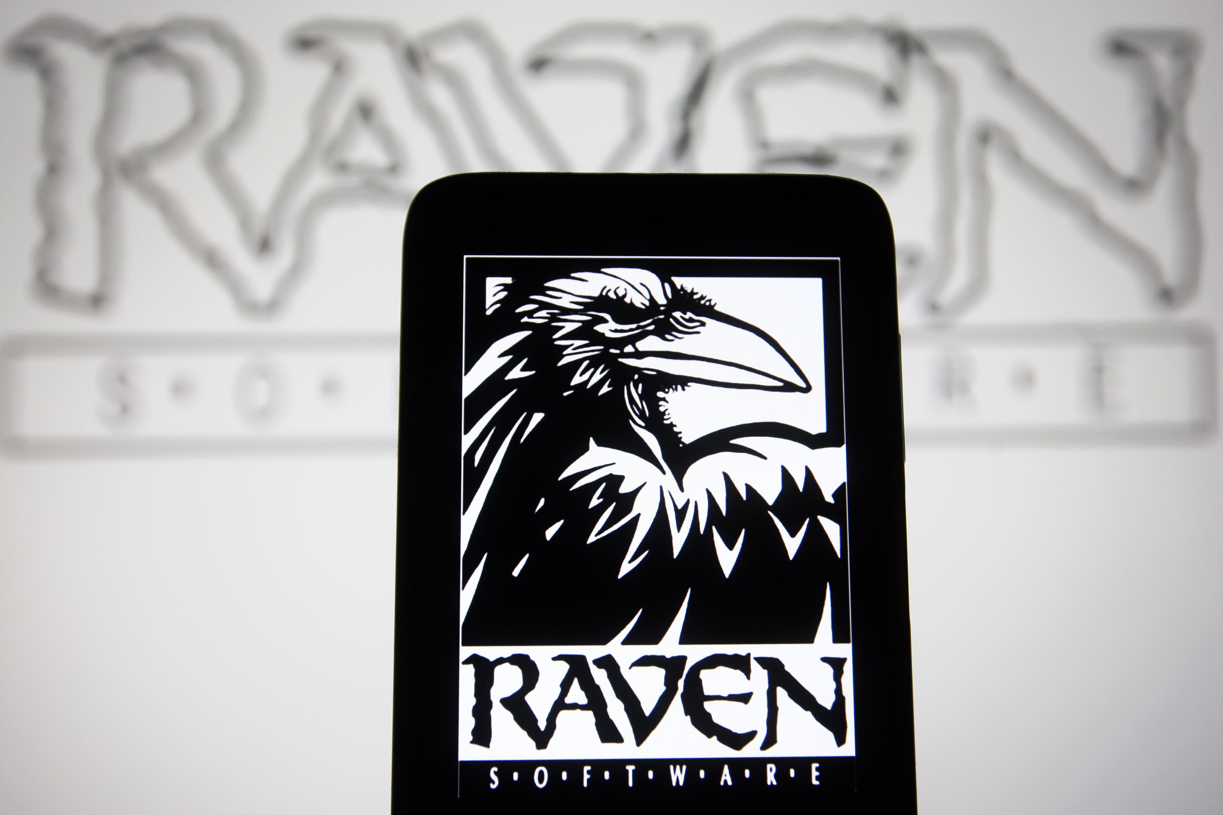 In this photo illustration, a Raven Software Corporation...