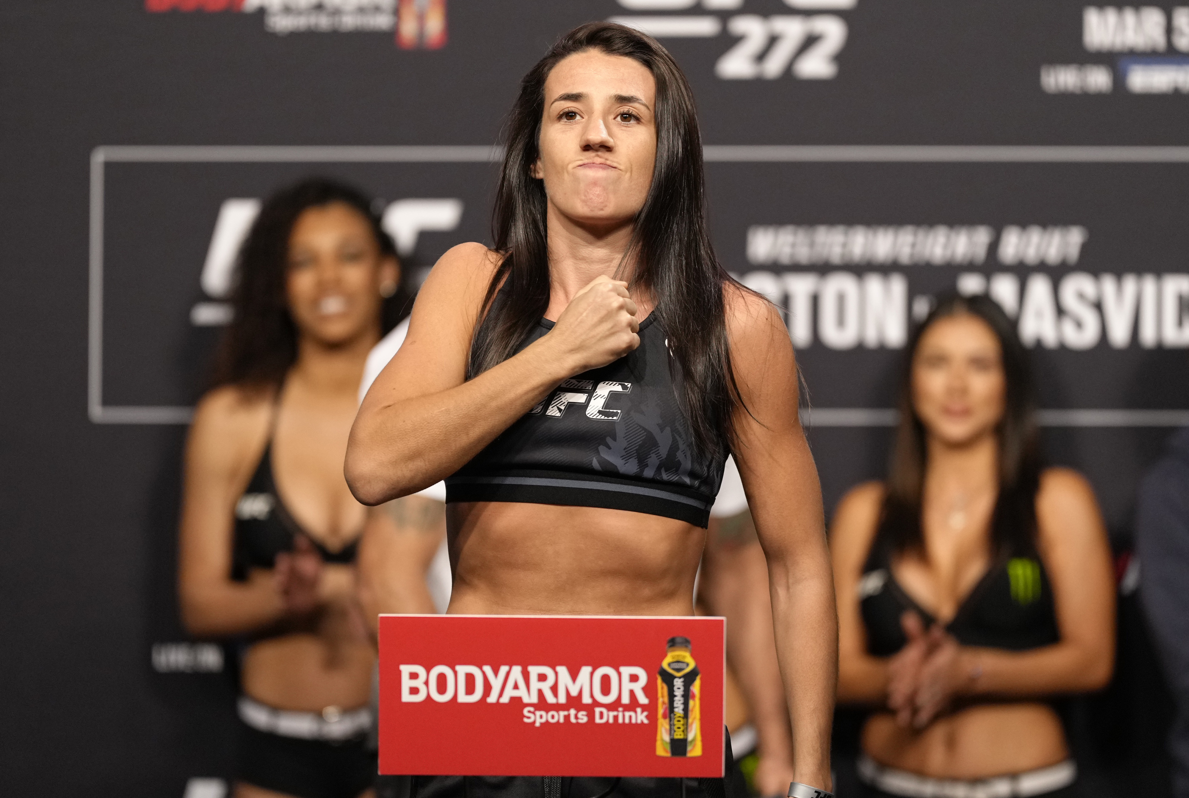 Marina Rodriguez defeated Yan Xiaonan at UFC 272.