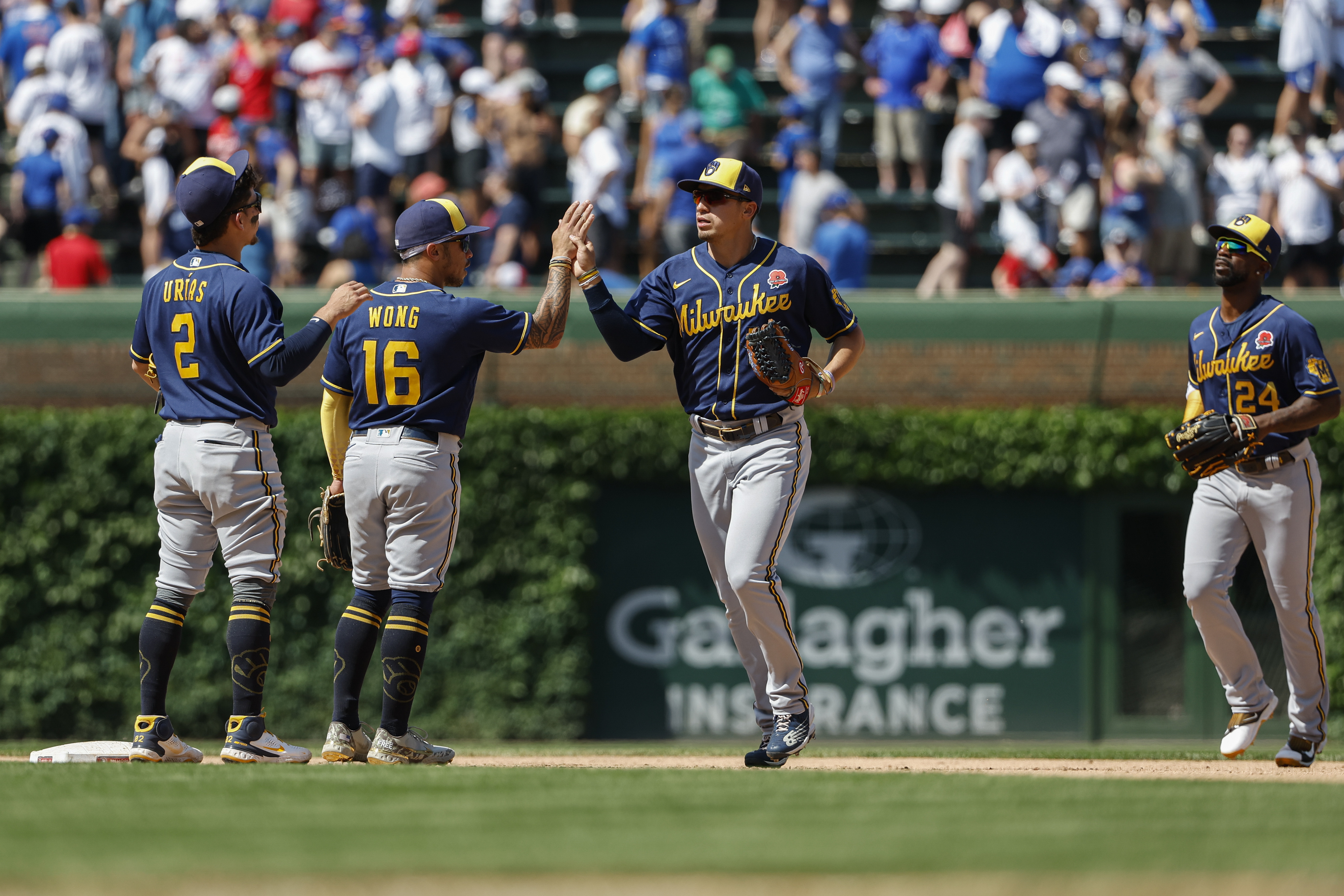 MLB: Game One-Milwaukee Brewers at Chicago Cubs