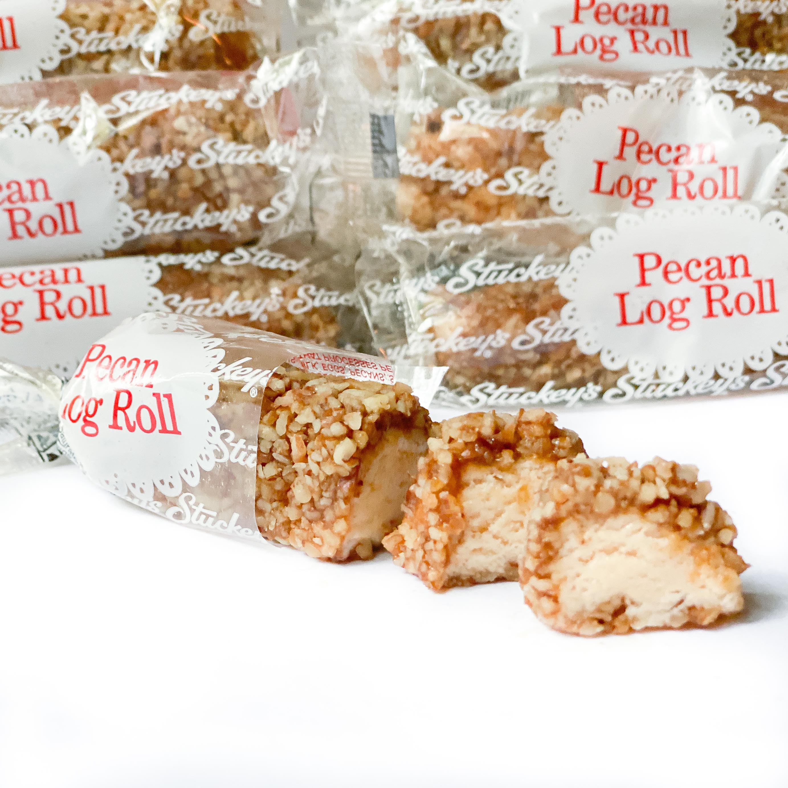 The pecan log roll is Stuckey’s most popular (and famous) candy item. 