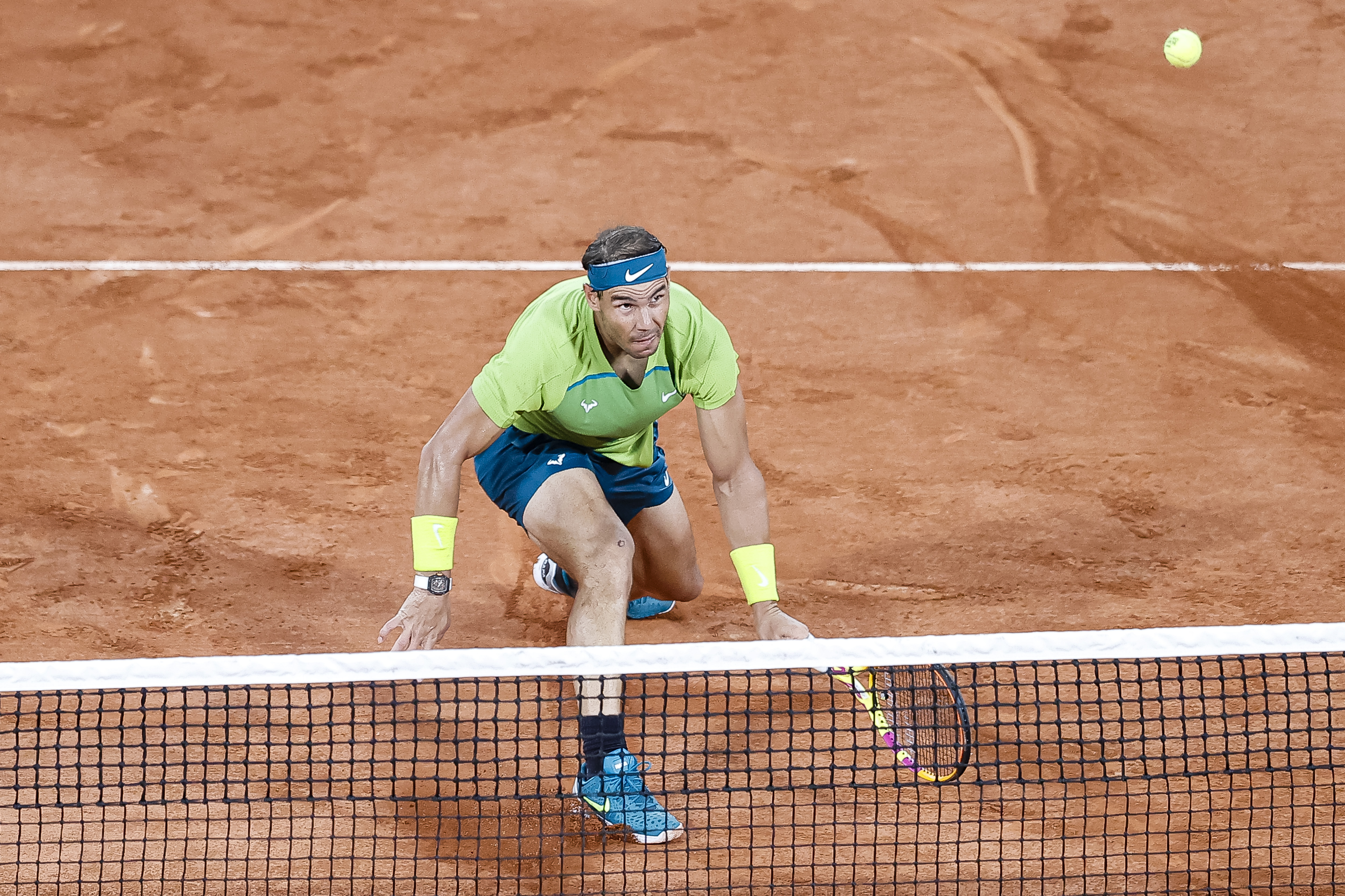 Rafa Nadal of Spain Alexander plays against Zverev of Germany during the Men’s Singles Semi Finals match on Day 12 of The 2022 French Open at Roland Garros on June 3, 2022 in Paris, France.
