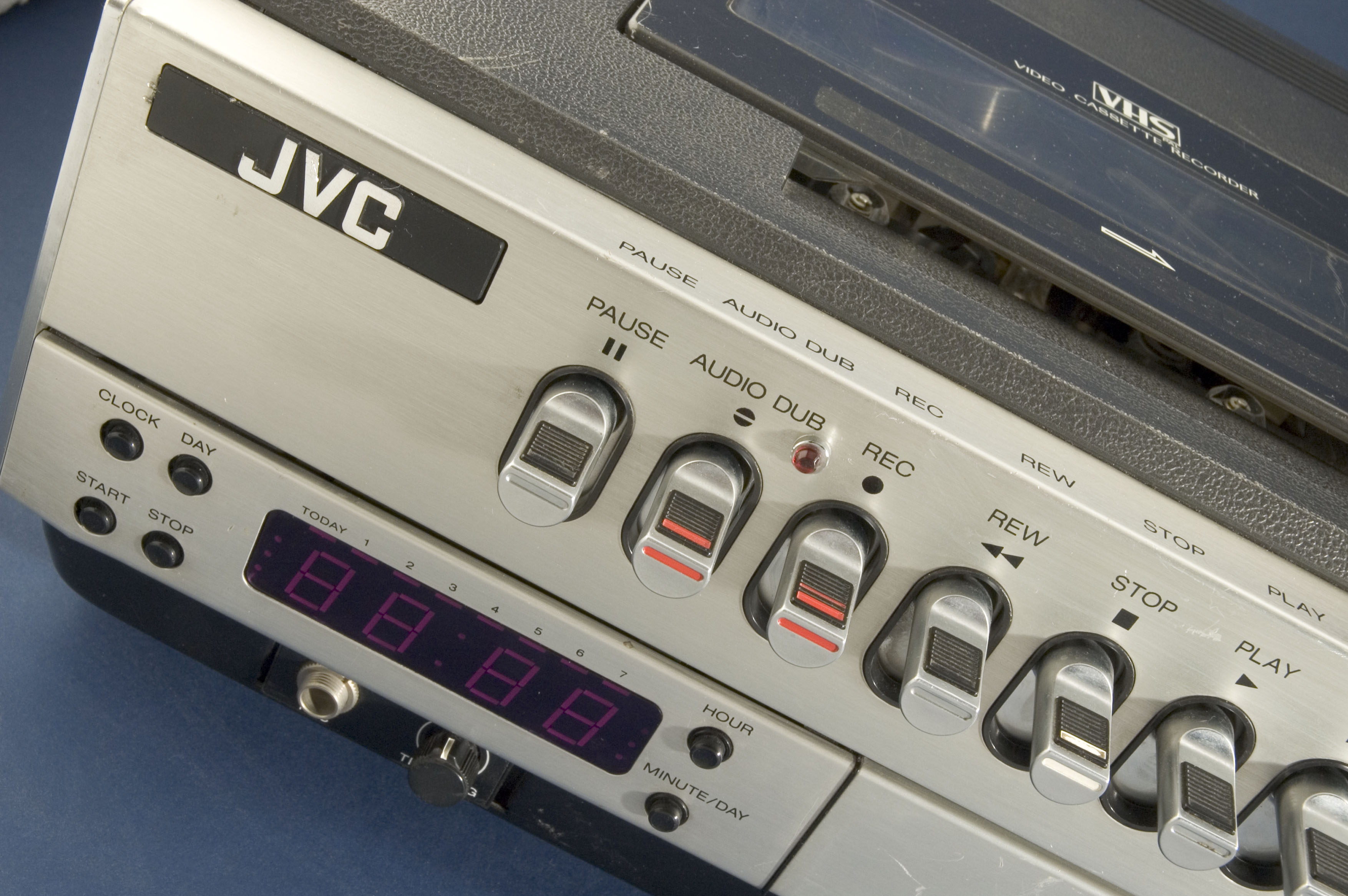 Detail of a JVC video machine, c 1980s.