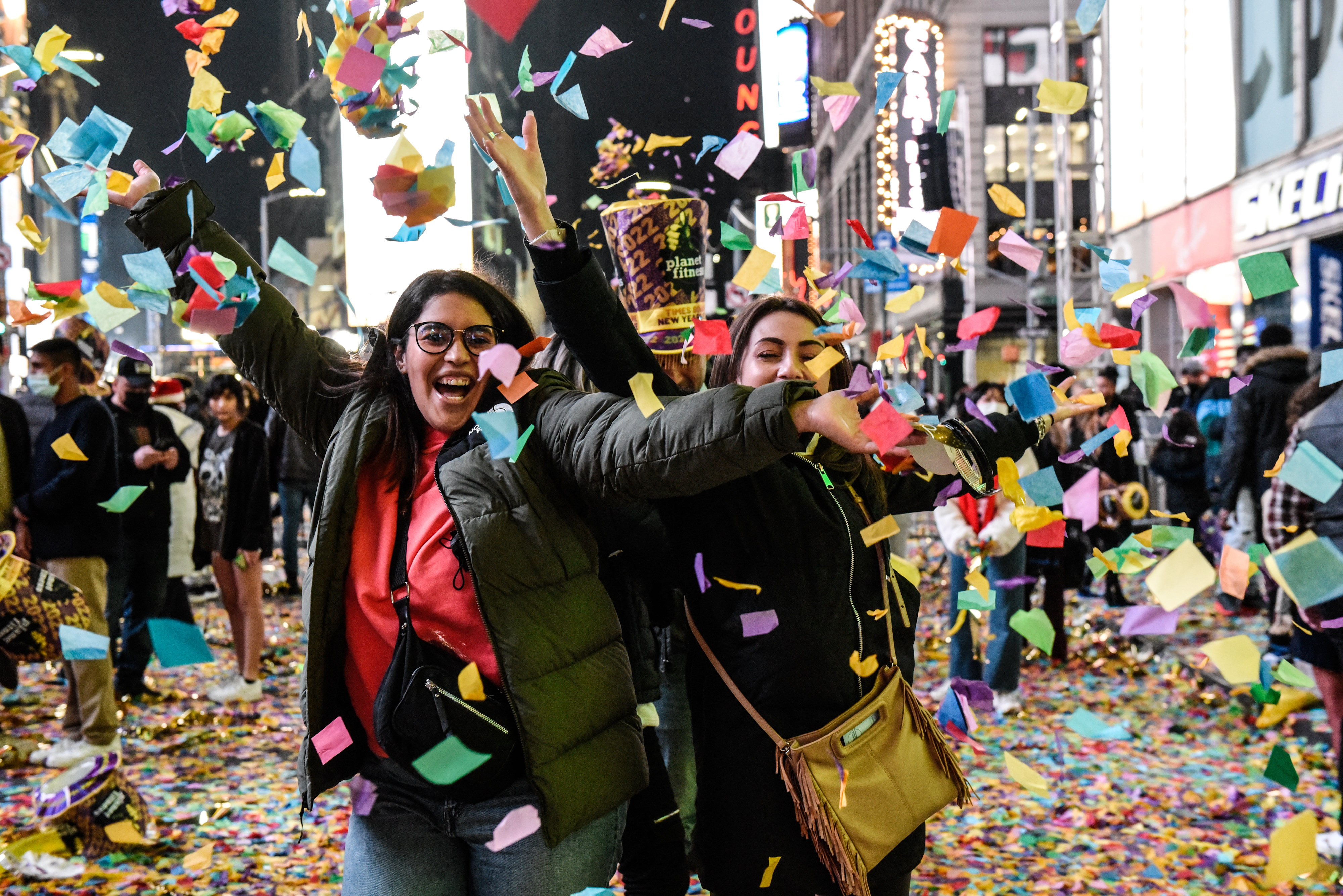 Times Square NYE Celebrations Return With Smaller Crowd For Vaccinated Revelers