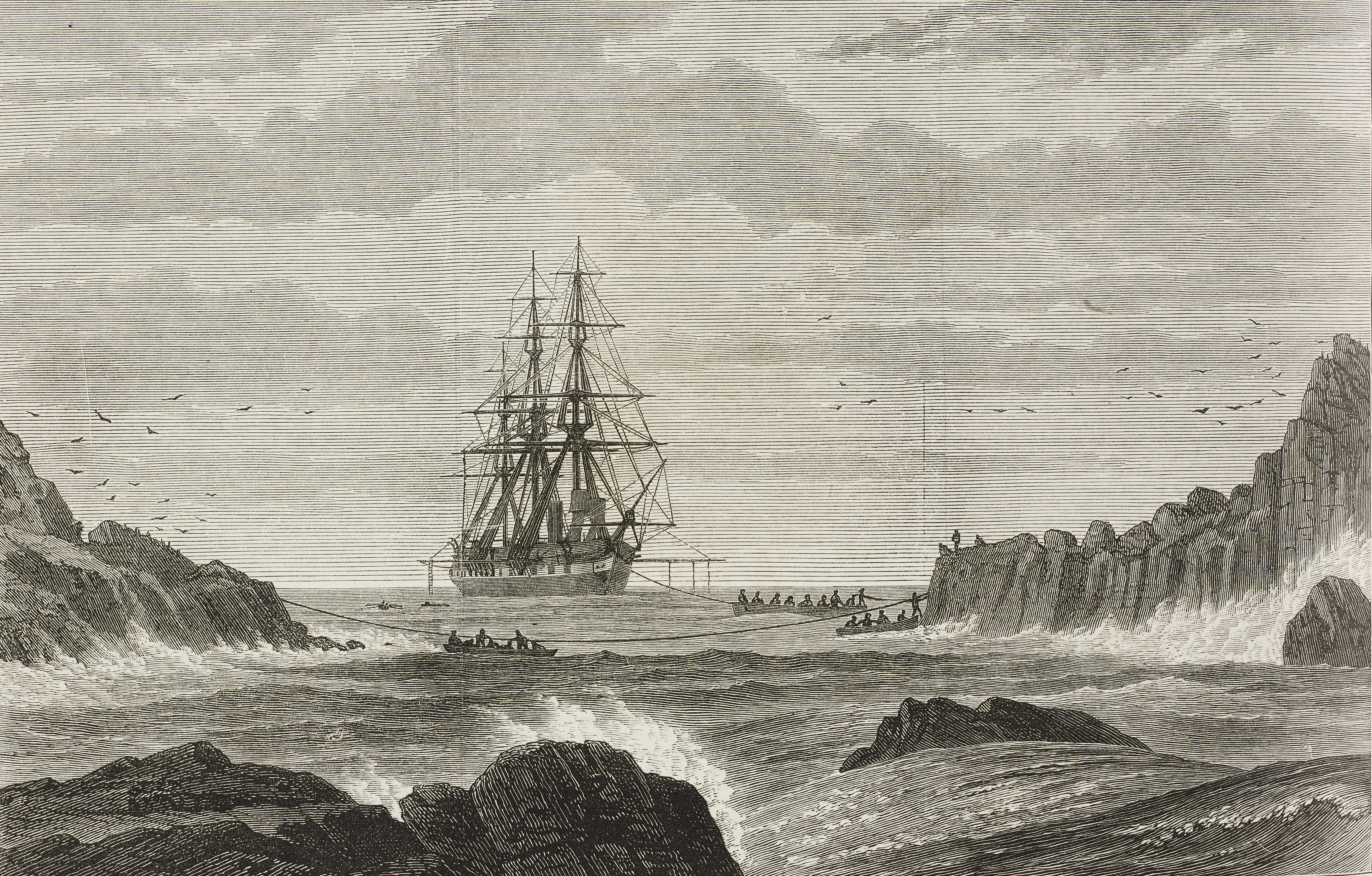 Voyage of HMS Challenger, Atlantic Ocean