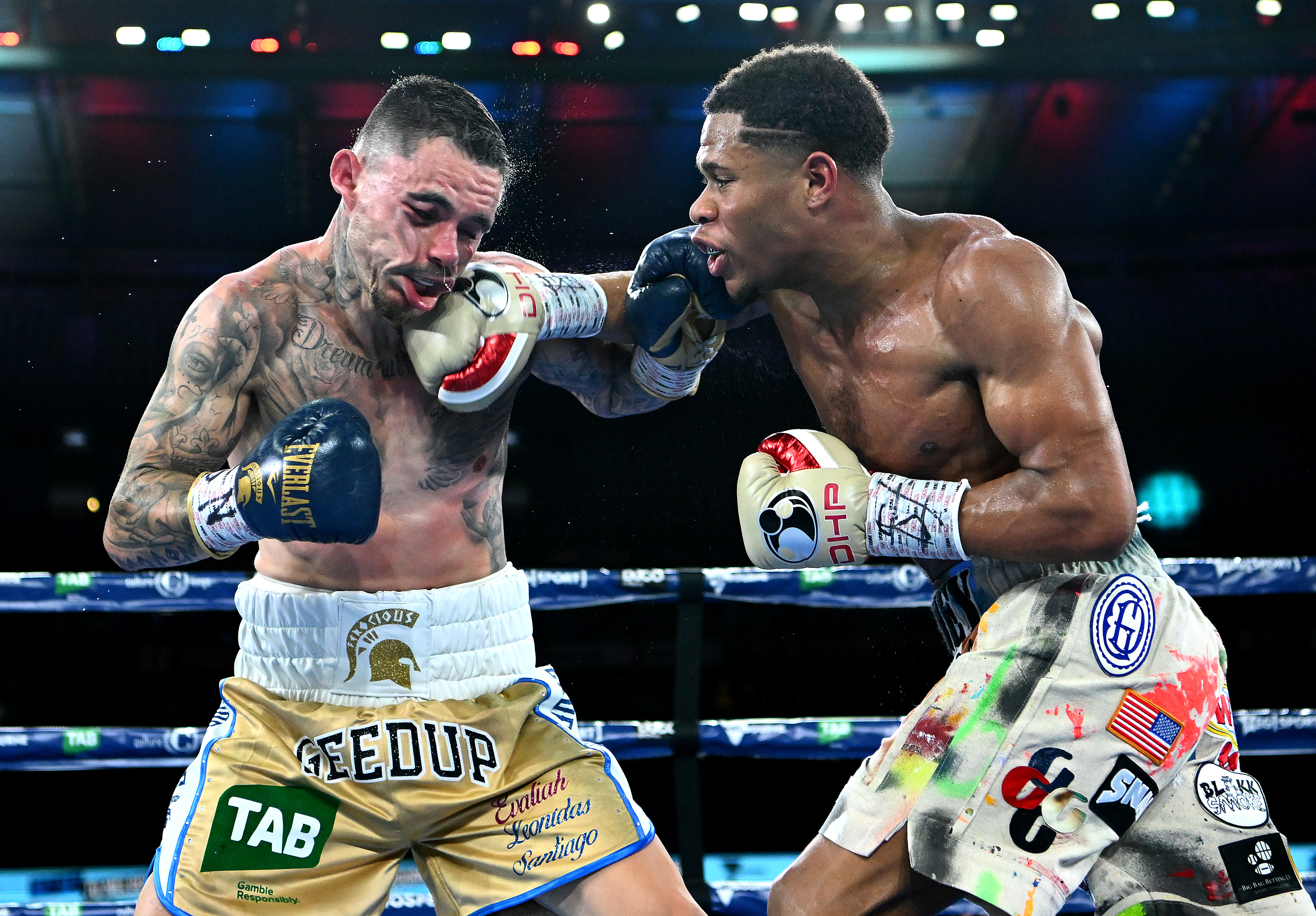 George Kambosos Jr says he has activated his rematch clause to face Devin Haney a second time