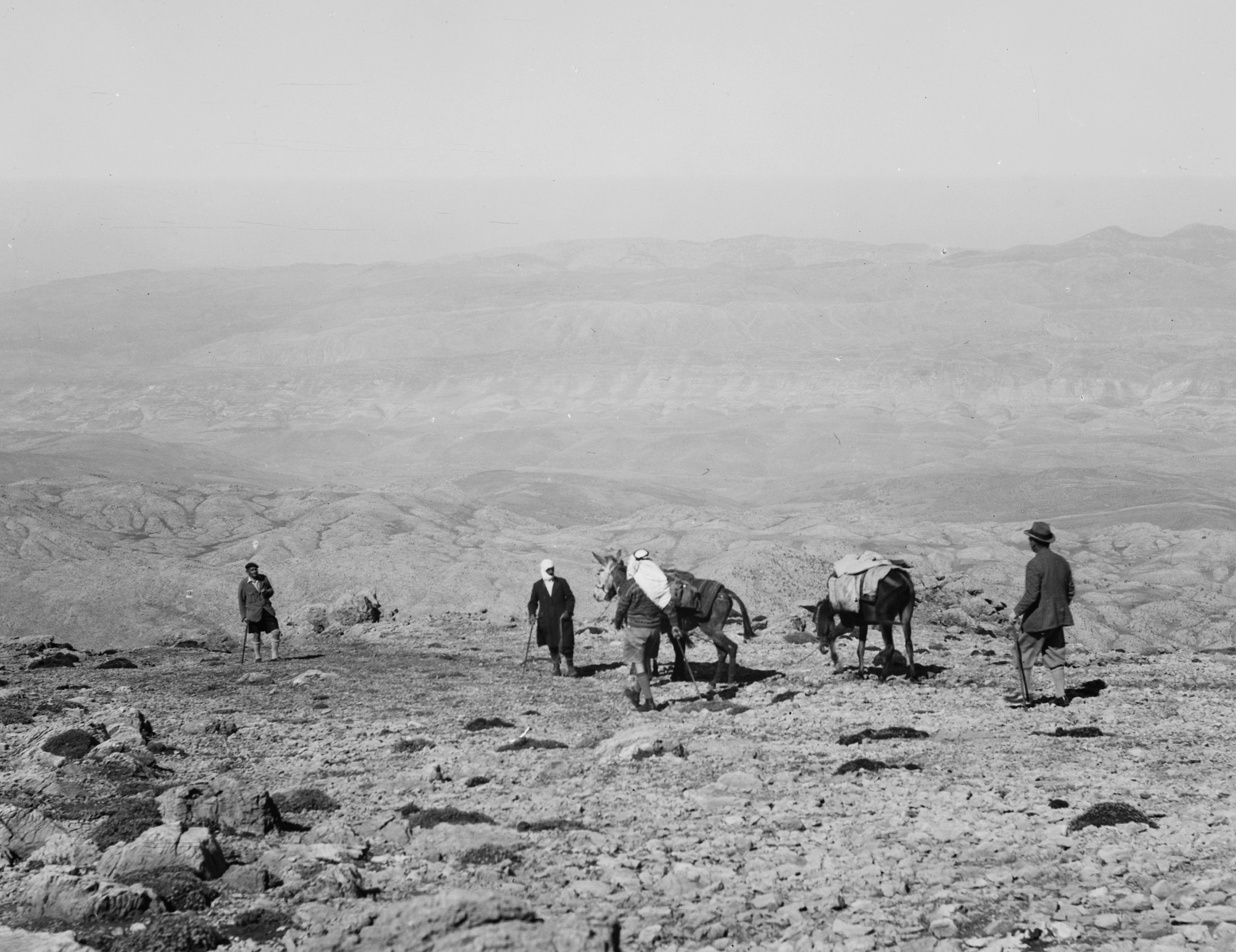 Descending Mt. Hermon ca. 1933